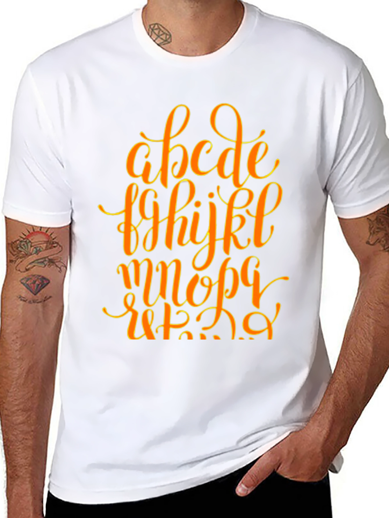 Alphabet T-Shirt - Funky Casual Wear