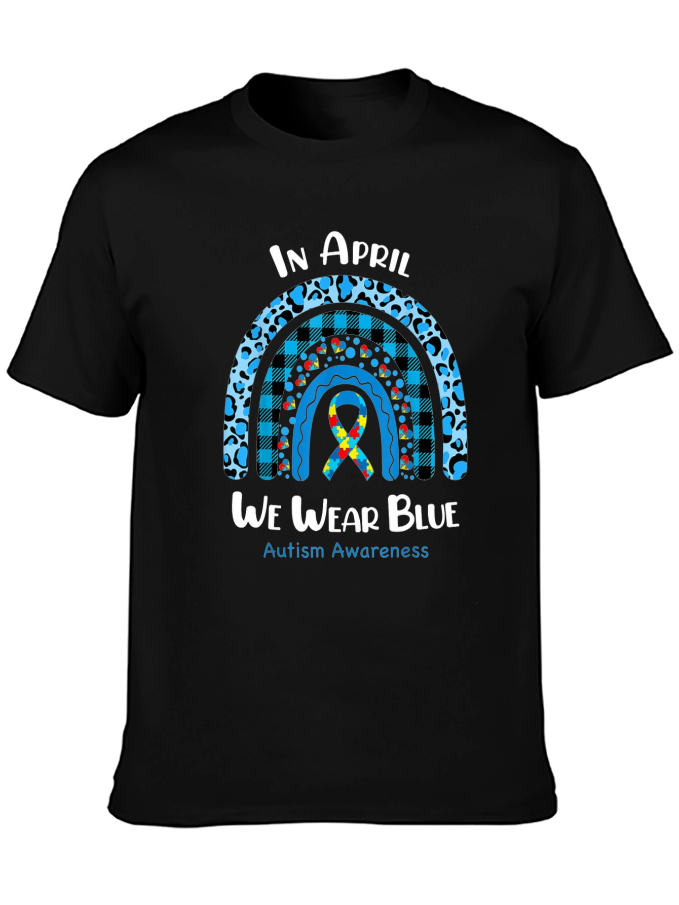 Autism Awareness T-Shirt - In April We Wear Blue