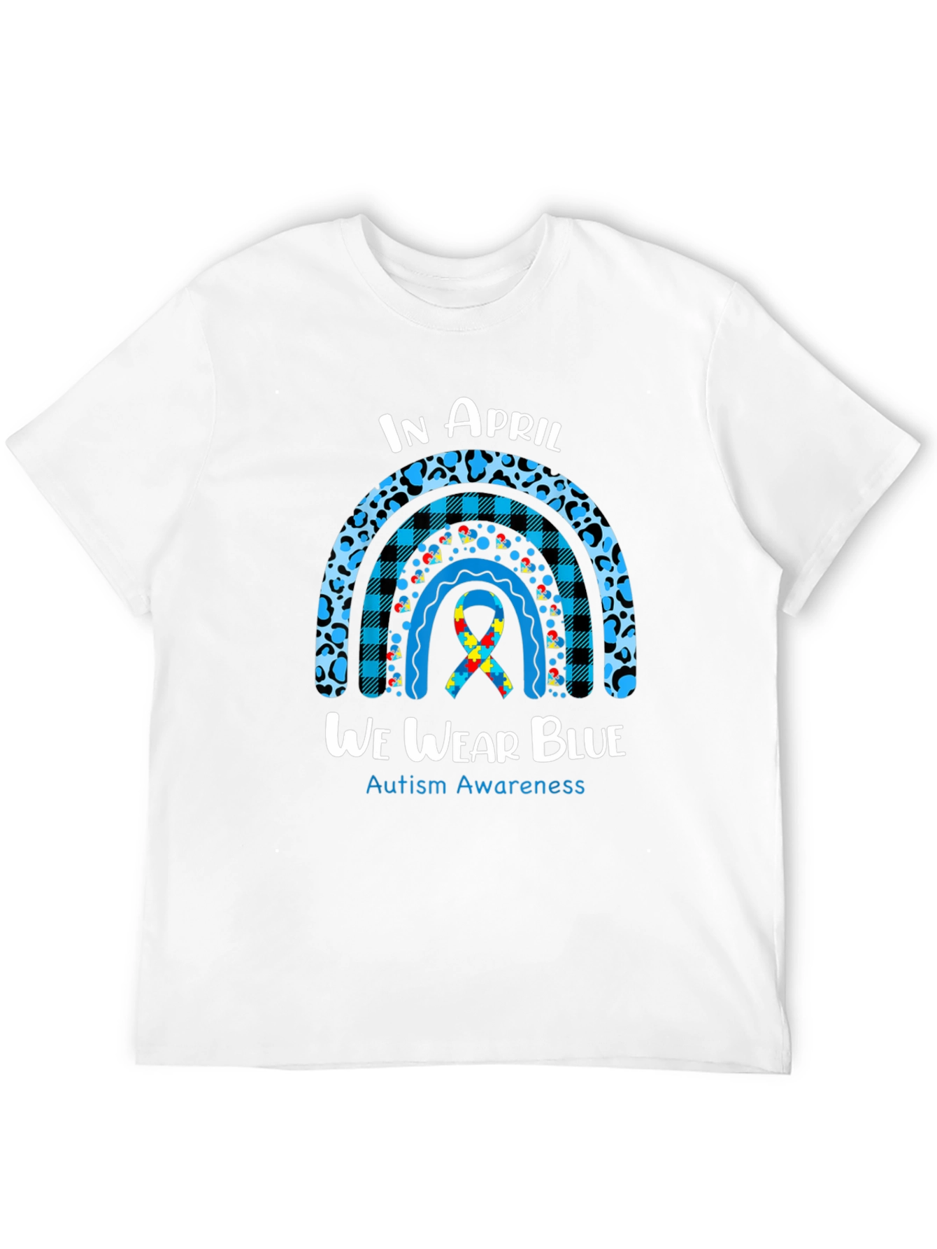 Autism Awareness T-Shirt - In April We Wear Blue