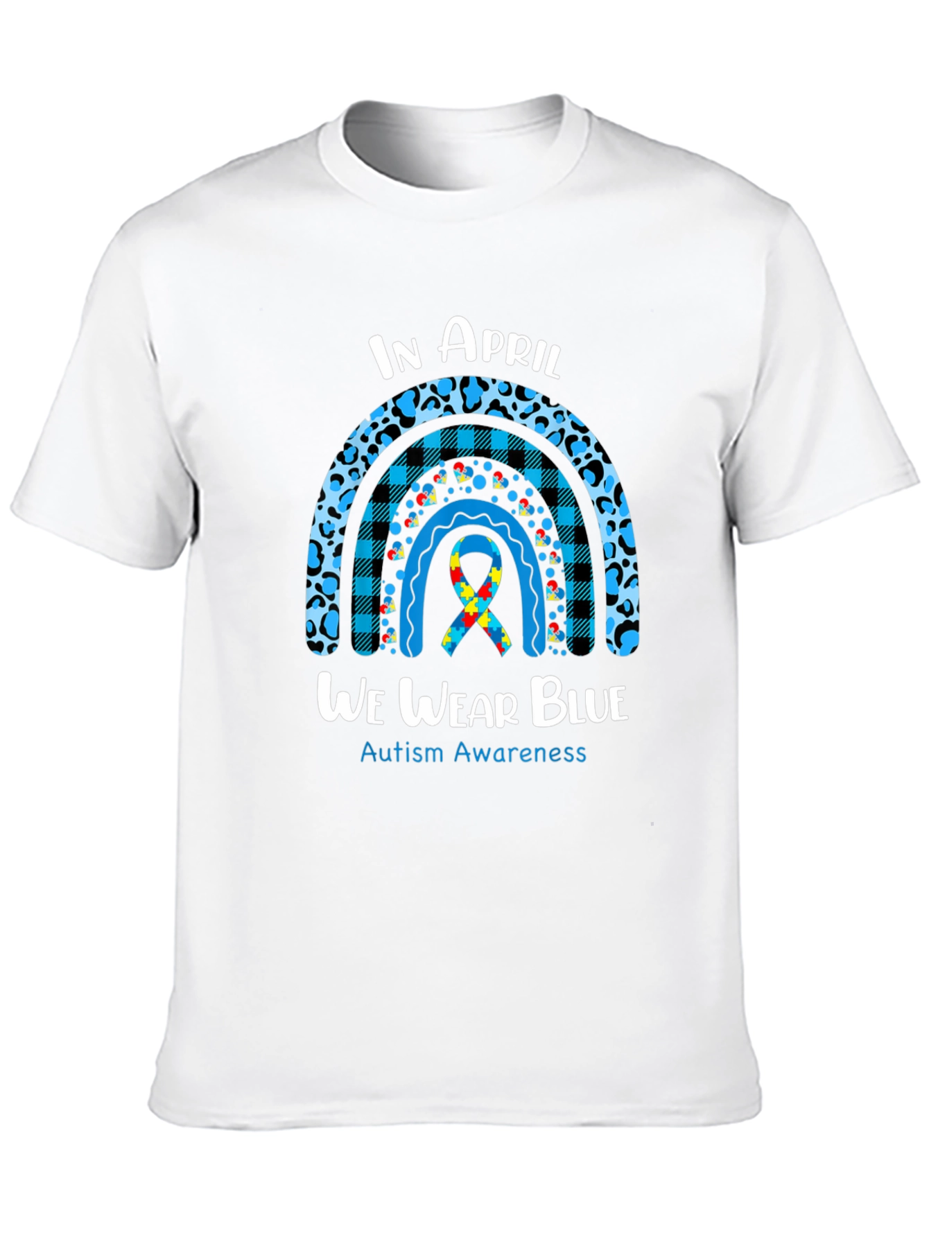 Autism Awareness T-Shirt - In April We Wear Blue