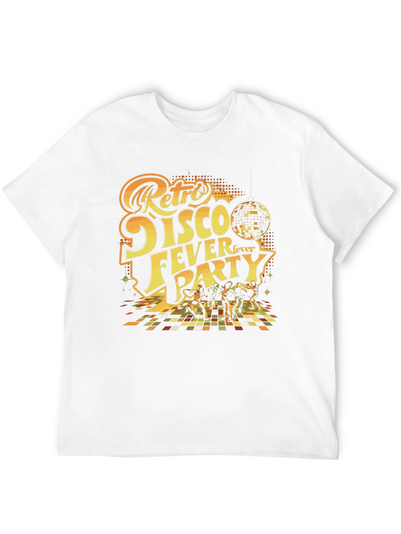 Retro Disco Fever Party T-Shirt - Groovy Style