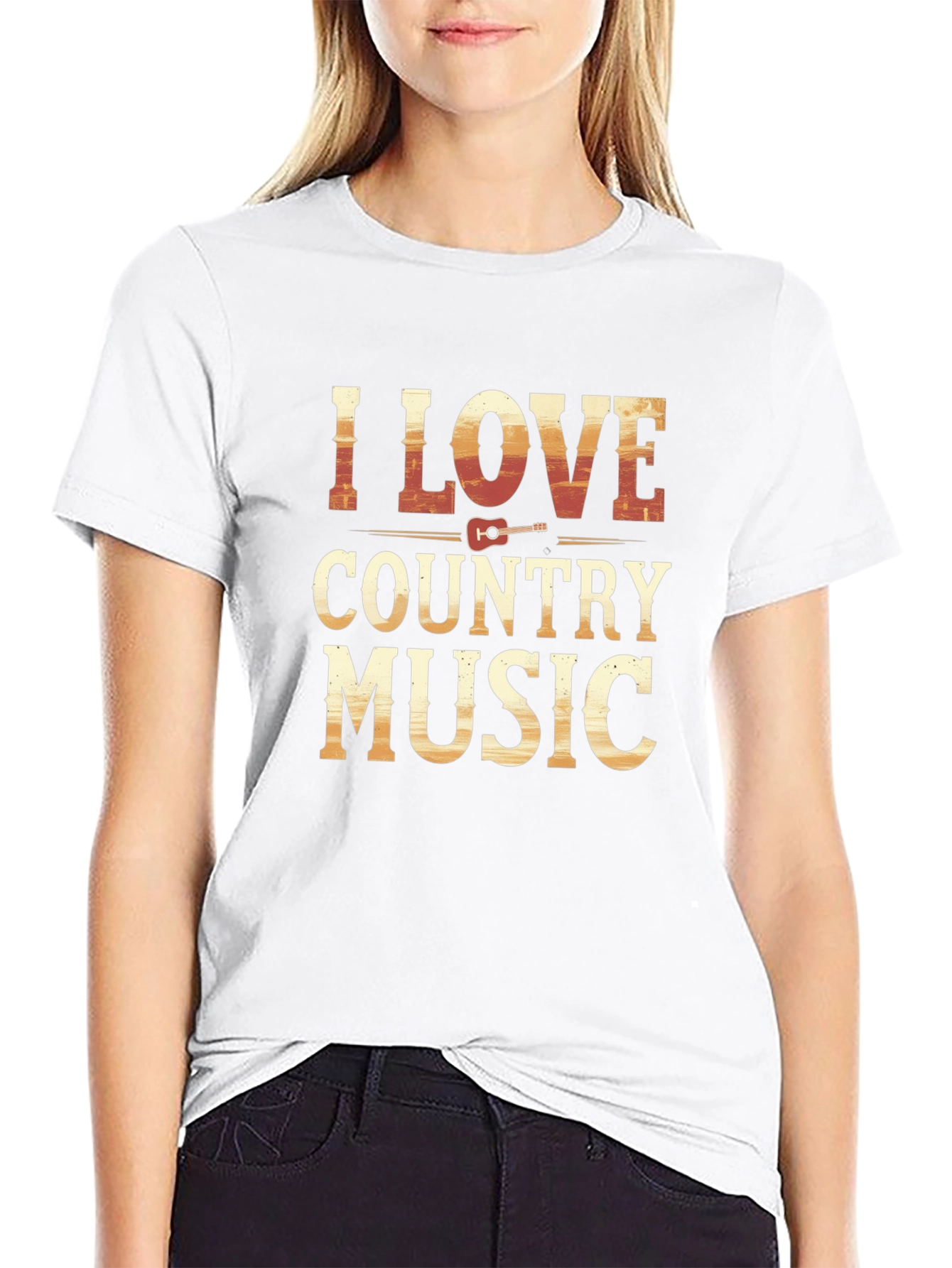 I Love Country Music Graphic T-Shirt