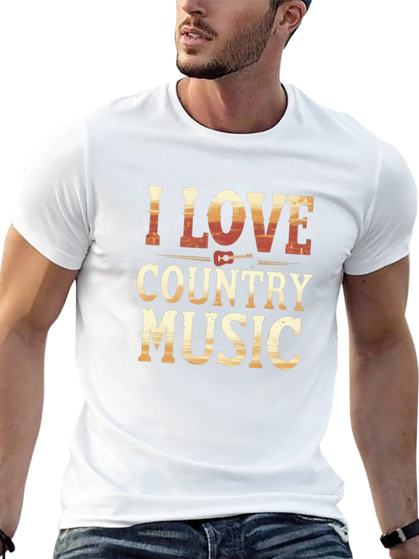 I Love Country Music Graphic T-Shirt