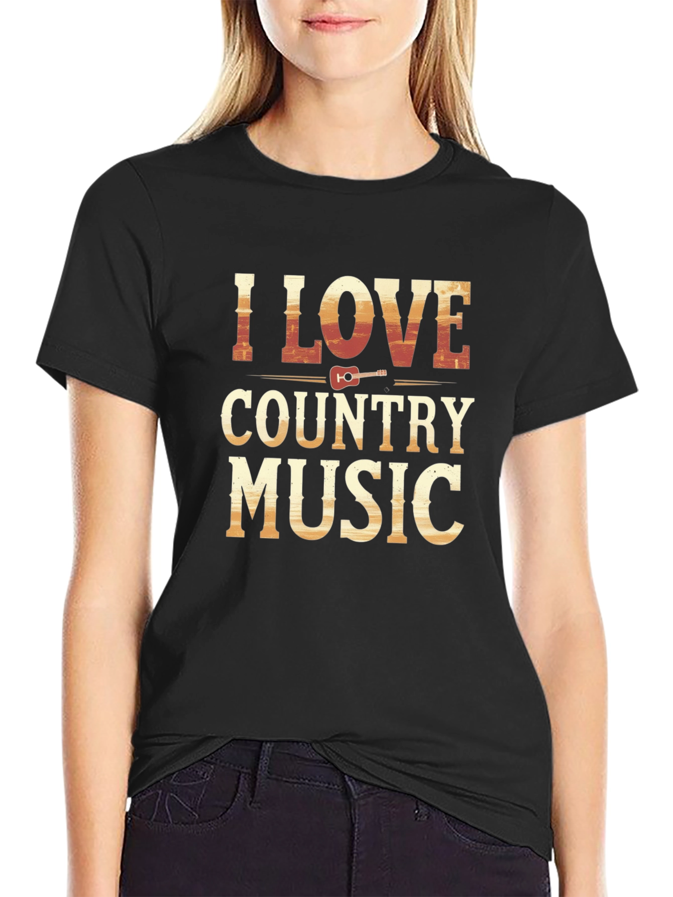 I Love Country Music Graphic T-Shirt