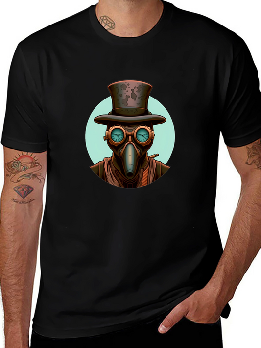Steampunk Plague Doctor Graphic Tee