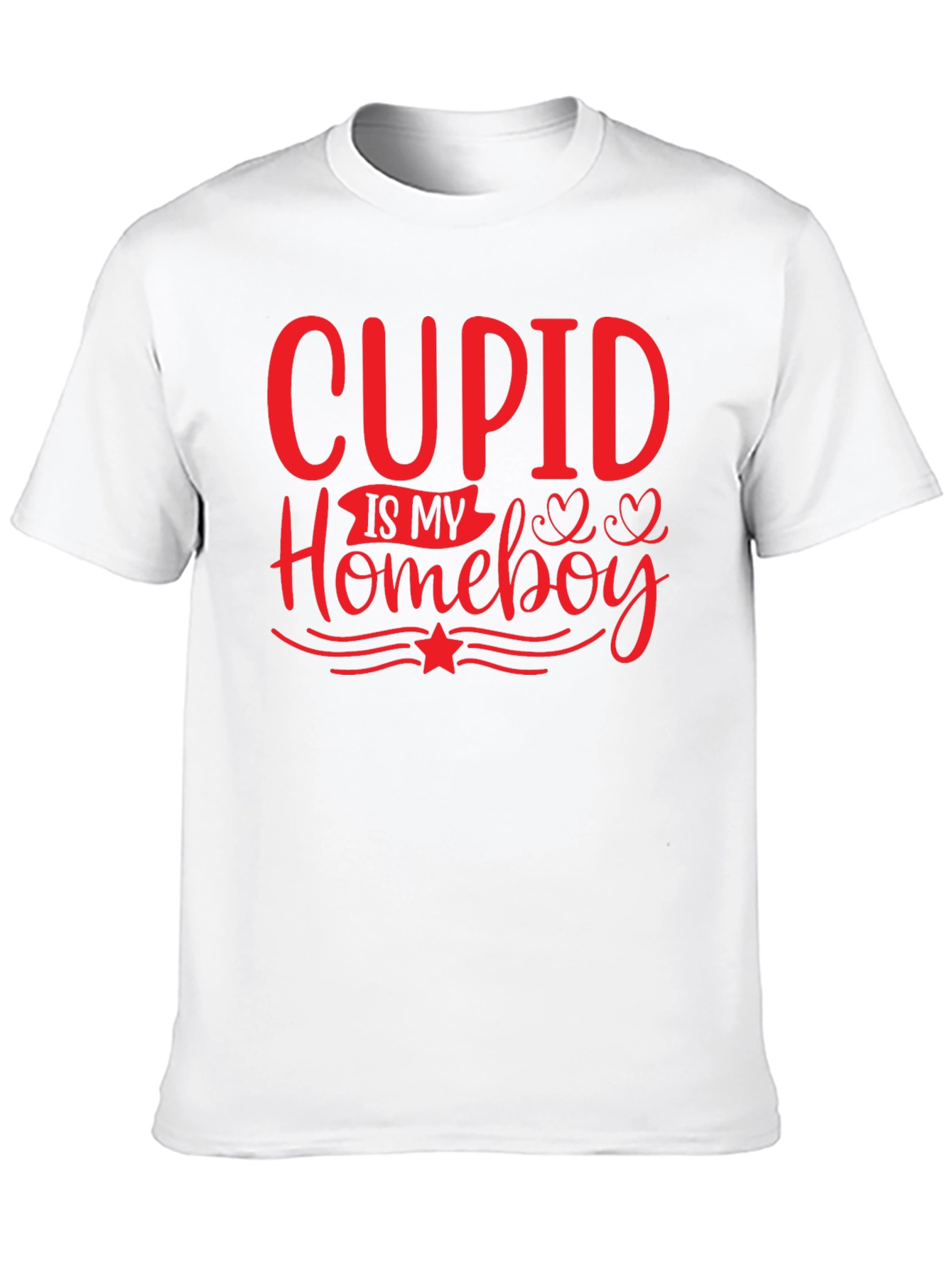 Cupid Is My Homeboy Valentines Day T-Shirt