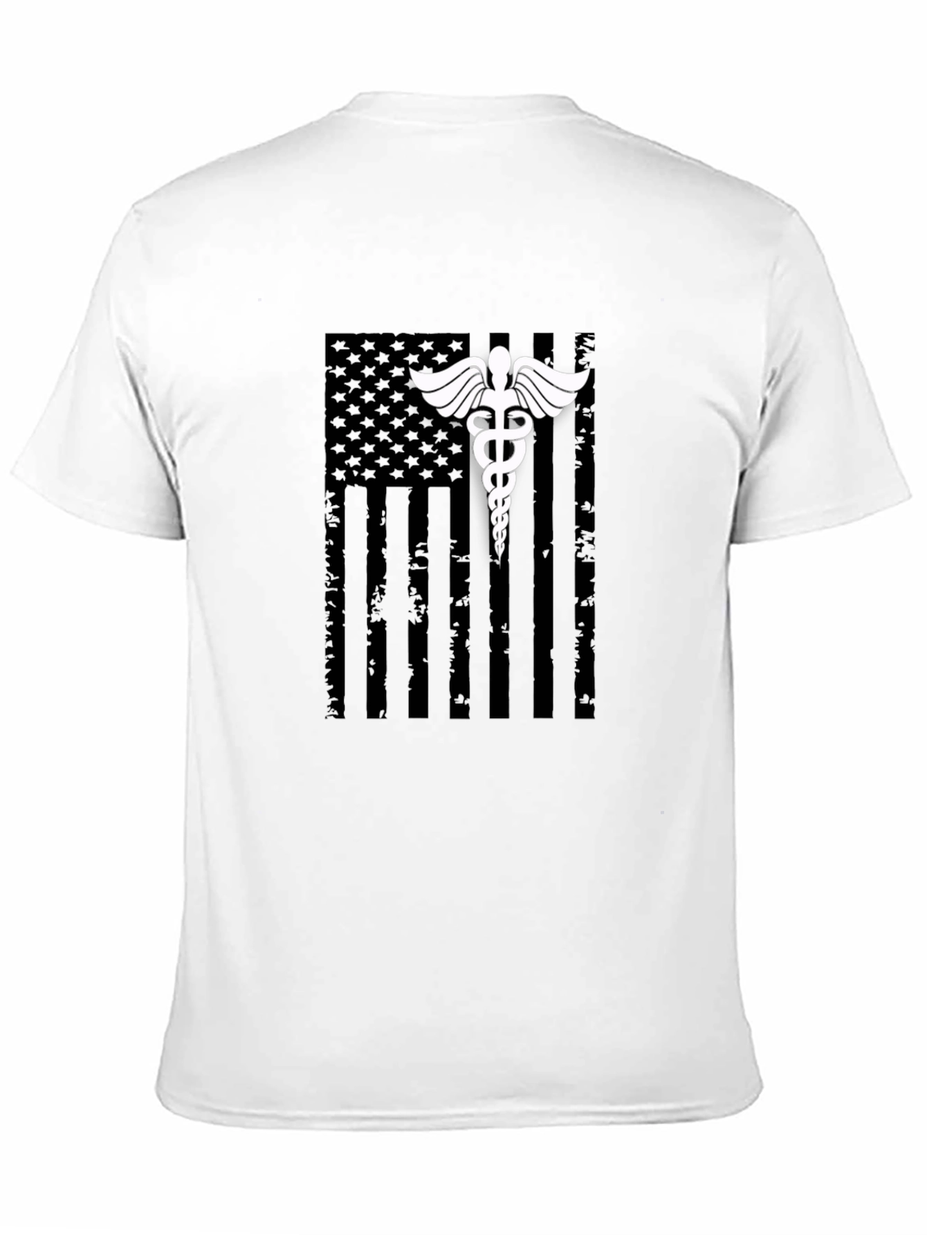 Medical American Flag Graphic T-Shirt