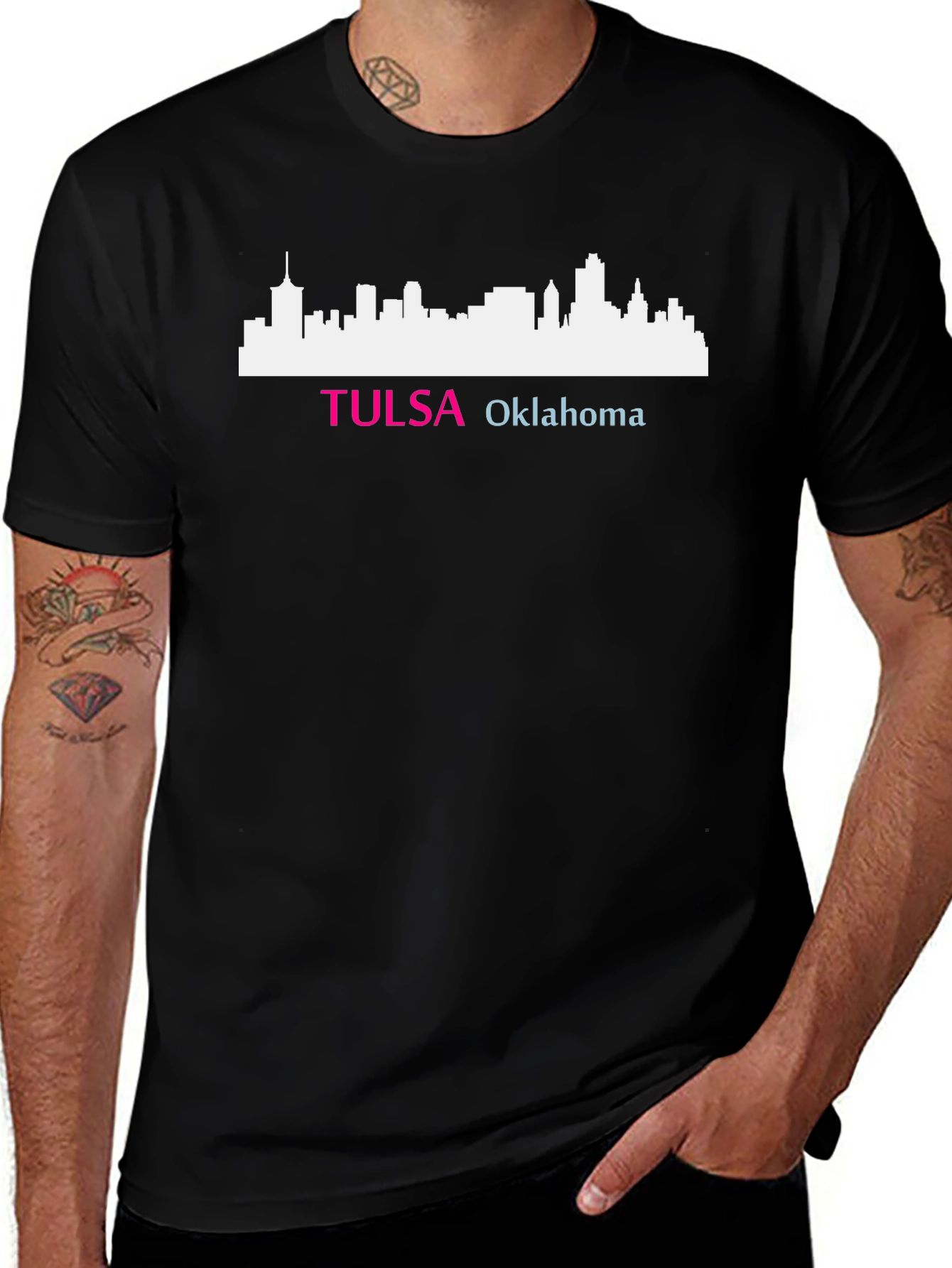 Tulsa Oklahoma Skyline T-Shirt