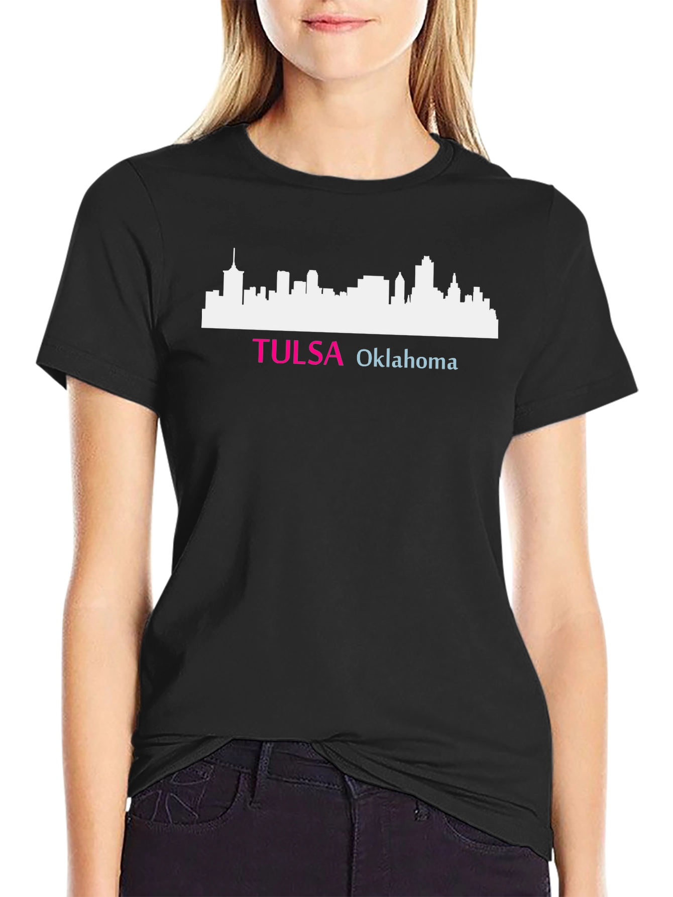 Tulsa Oklahoma Skyline T-Shirt