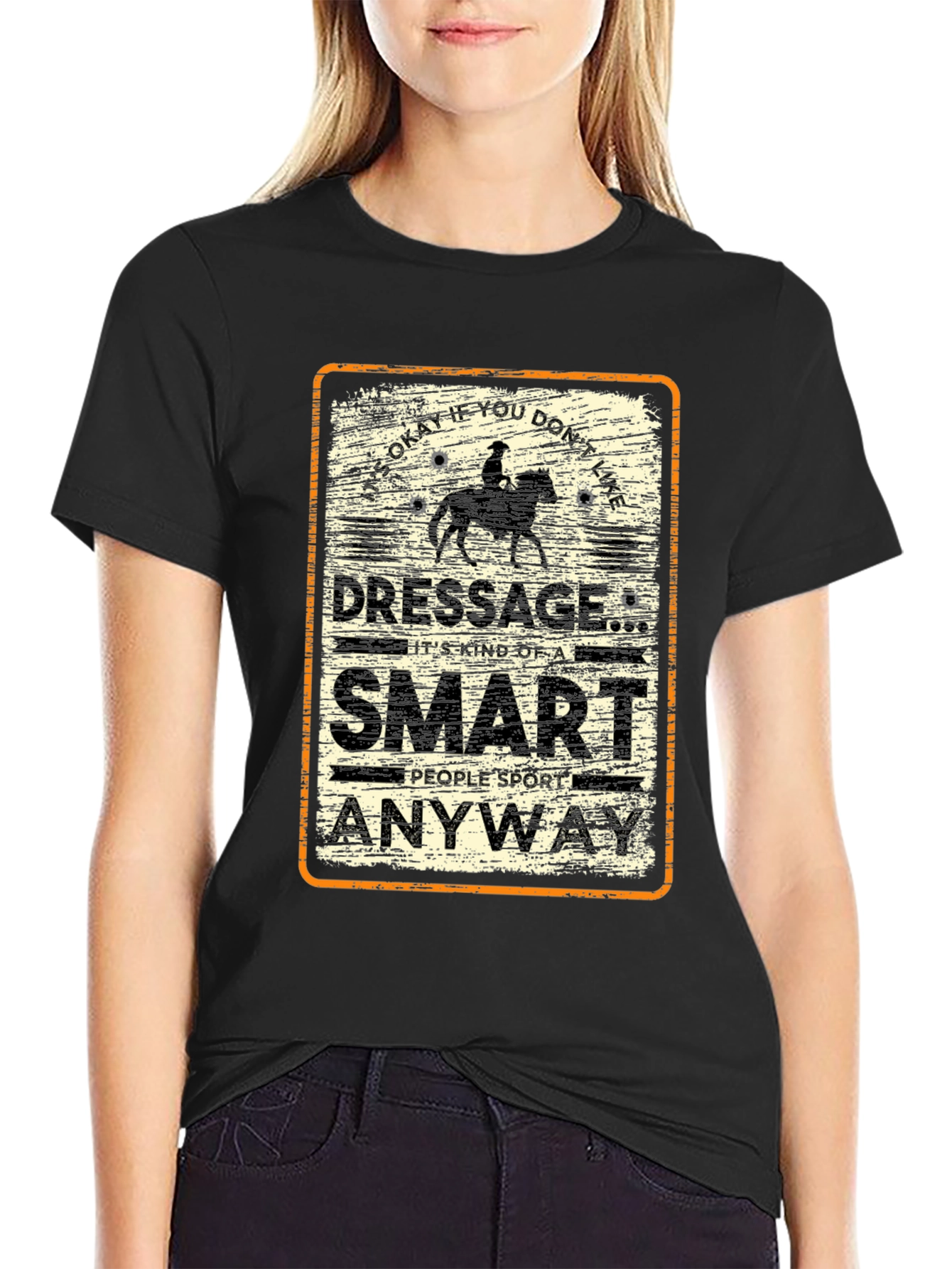 Dressage Smart People Sport T-Shirt | Funny Horse Riding Tee | Equestrian Lover Shirt | Gift for Horse Lovers | Free Shipping $50+