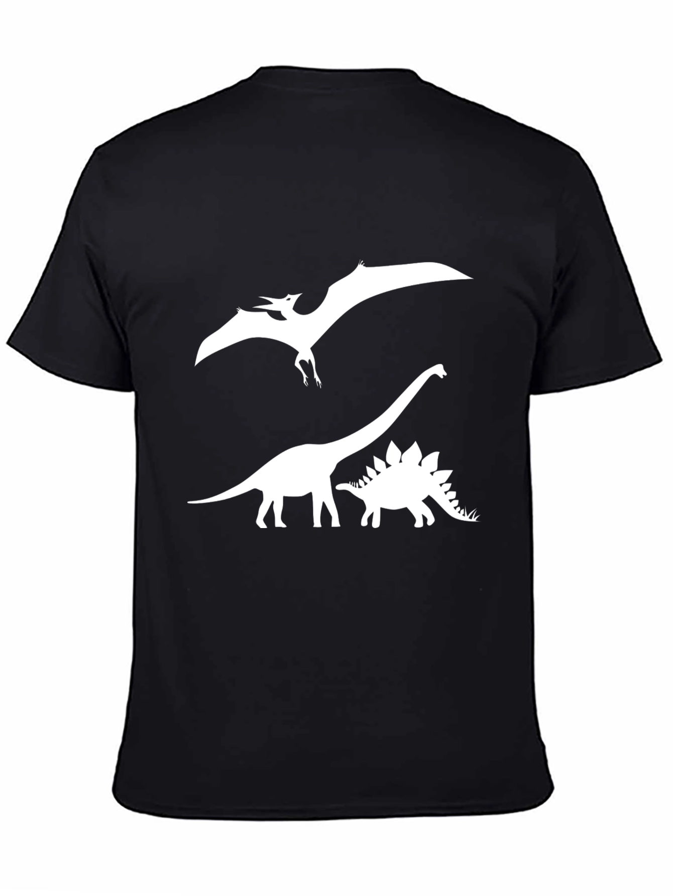 Dinosaur T-Shirt: Pterodactyl Brachiosaurus Stegosaurus