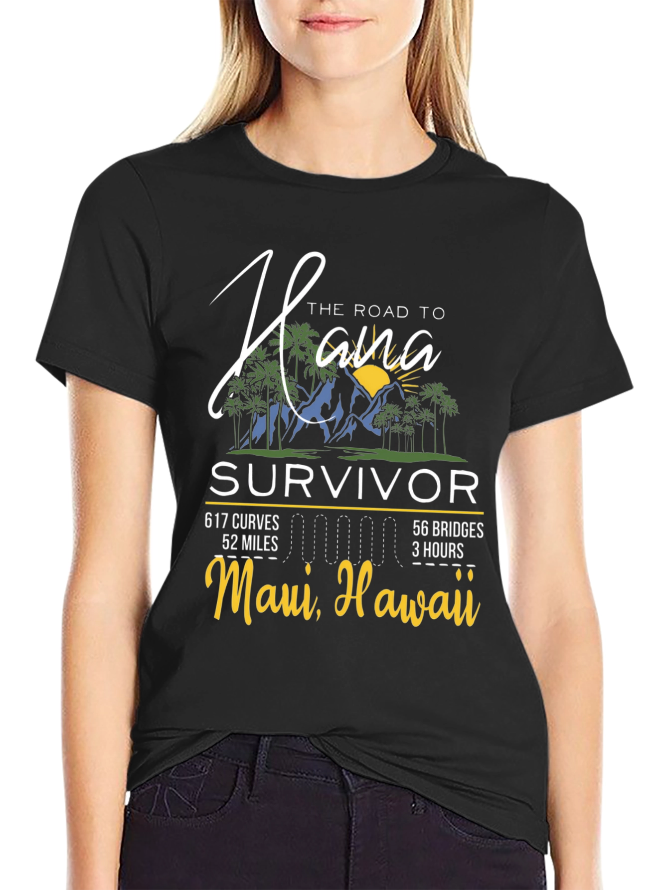 Hana Road Survivor T-Shirt - Maui Hawaii Adventure