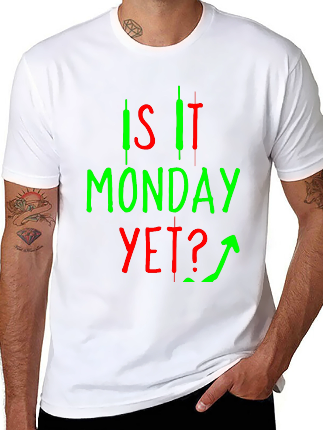 Is It Monday Yet? Black Graphic Tee