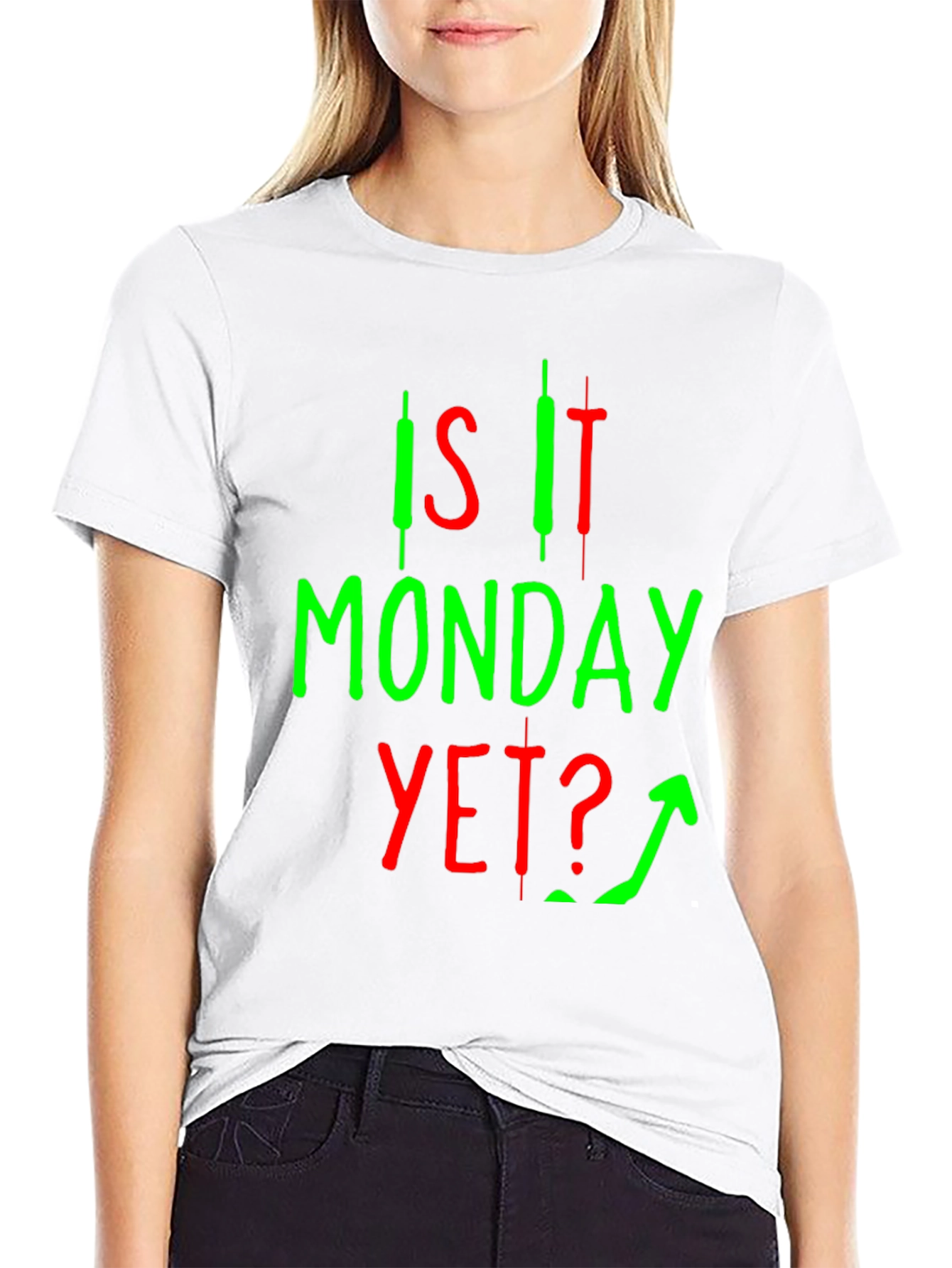 Is It Monday Yet? Black Graphic Tee