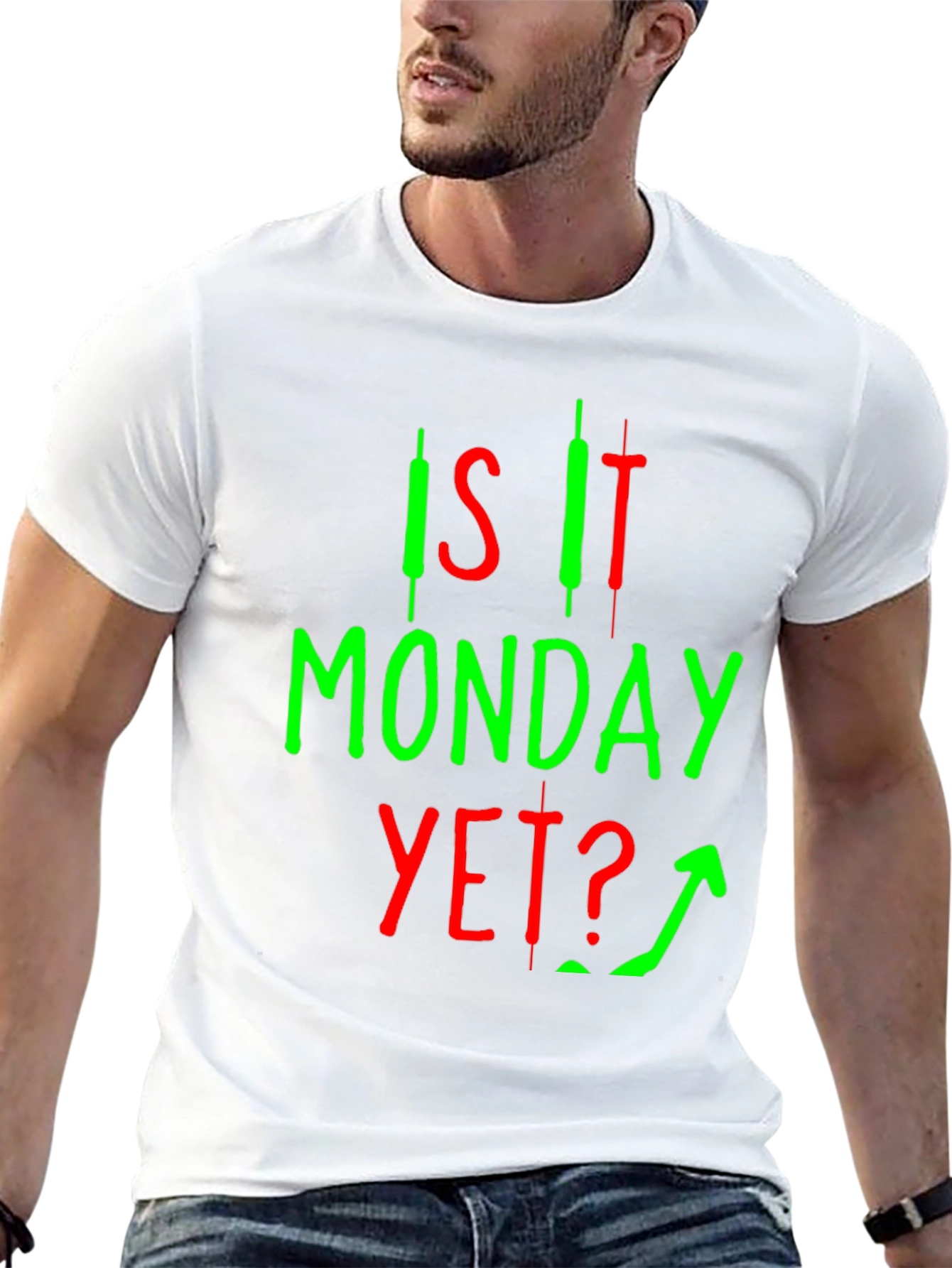 Is It Monday Yet? Black Graphic Tee