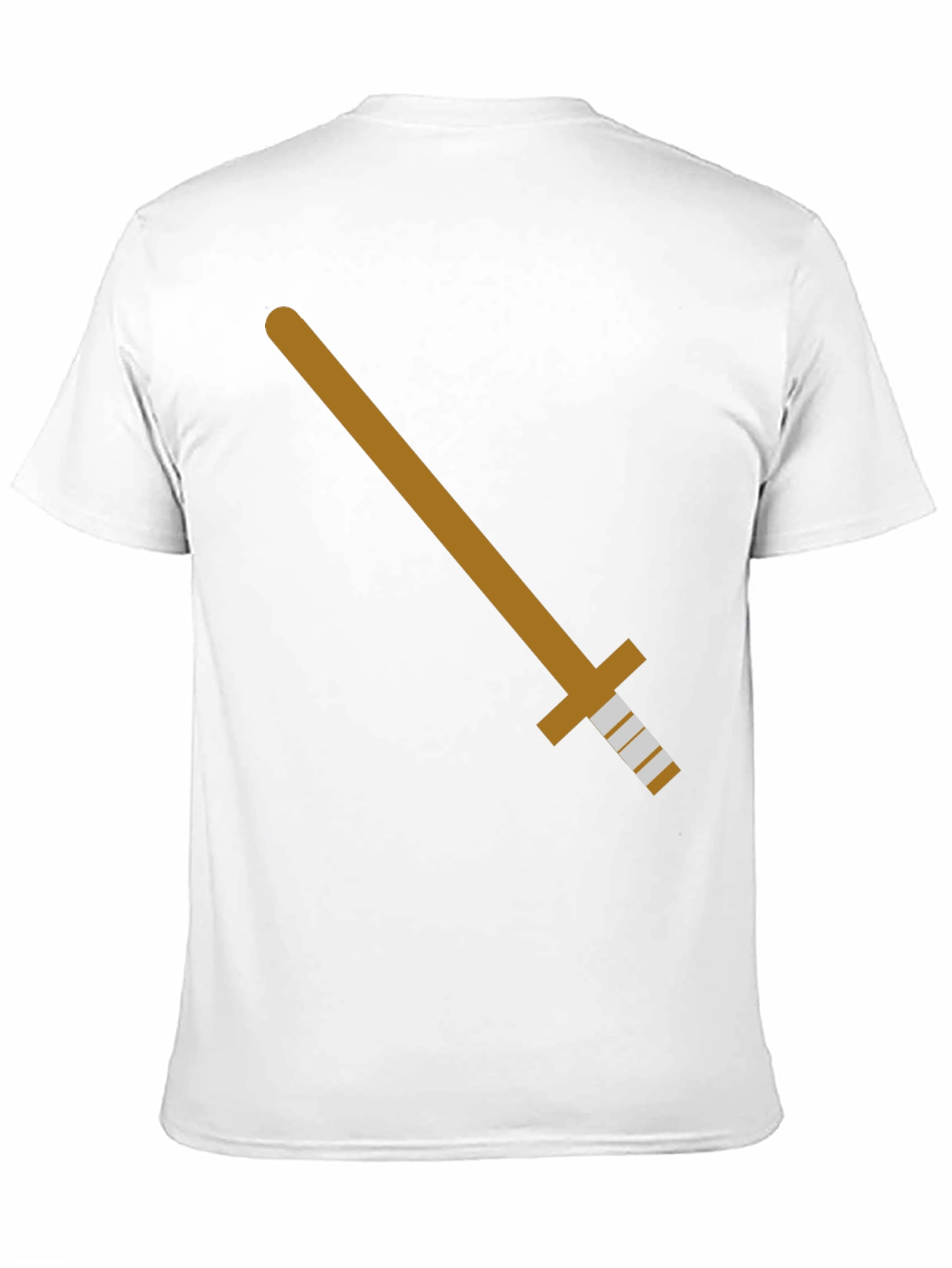 Sword Graphic Tee - Black Cotton T-Shirt