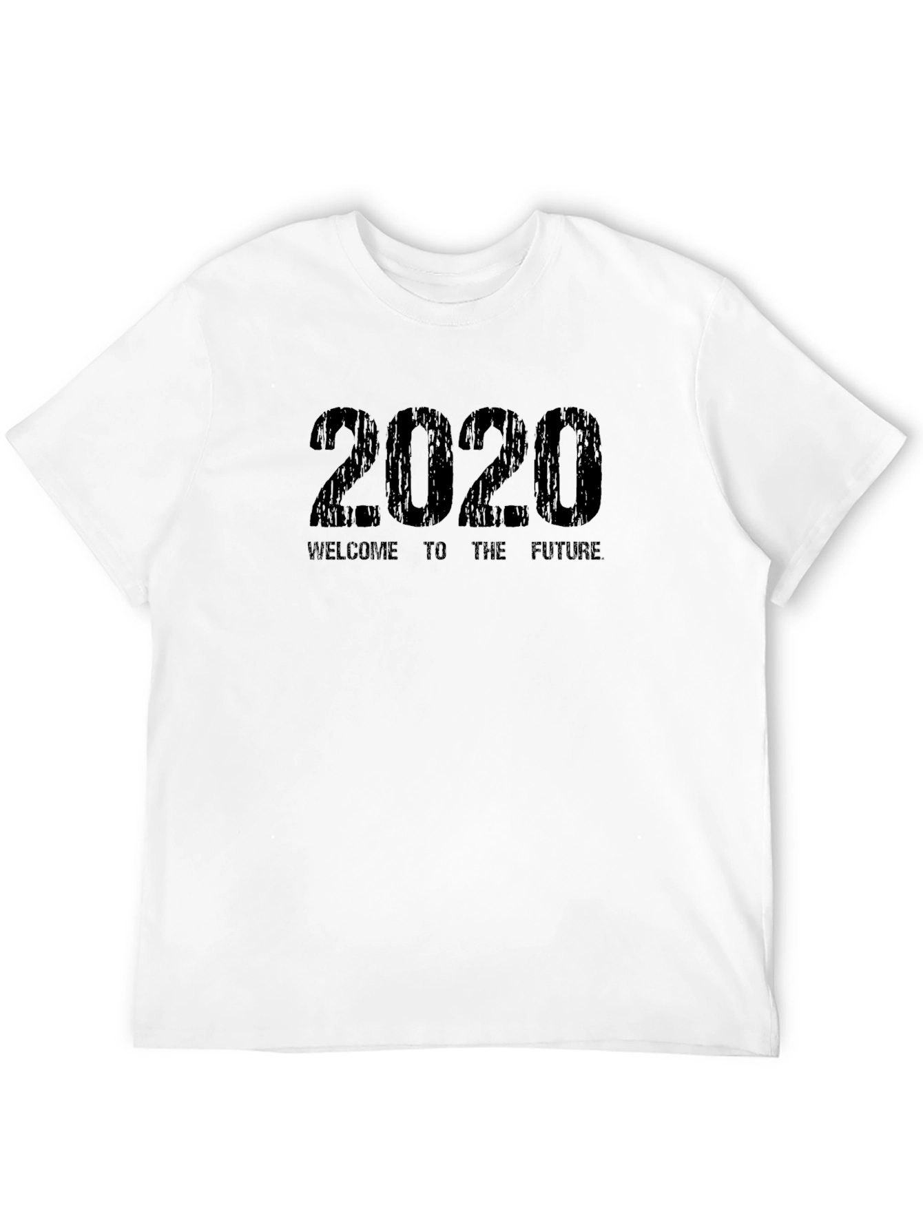 2020 Welcome to the Future Black Graphic Tee