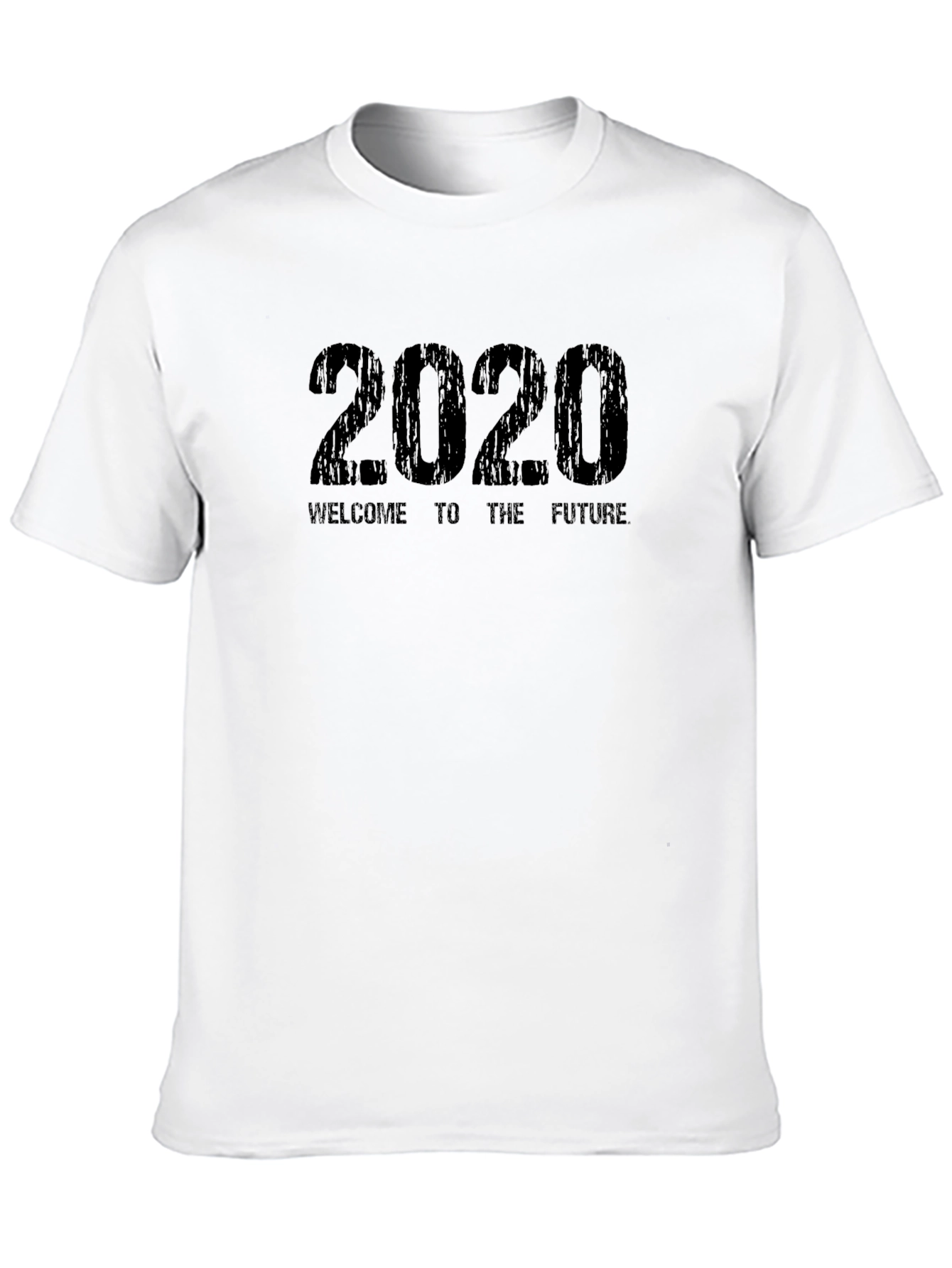 2020 Welcome to the Future Black Graphic Tee