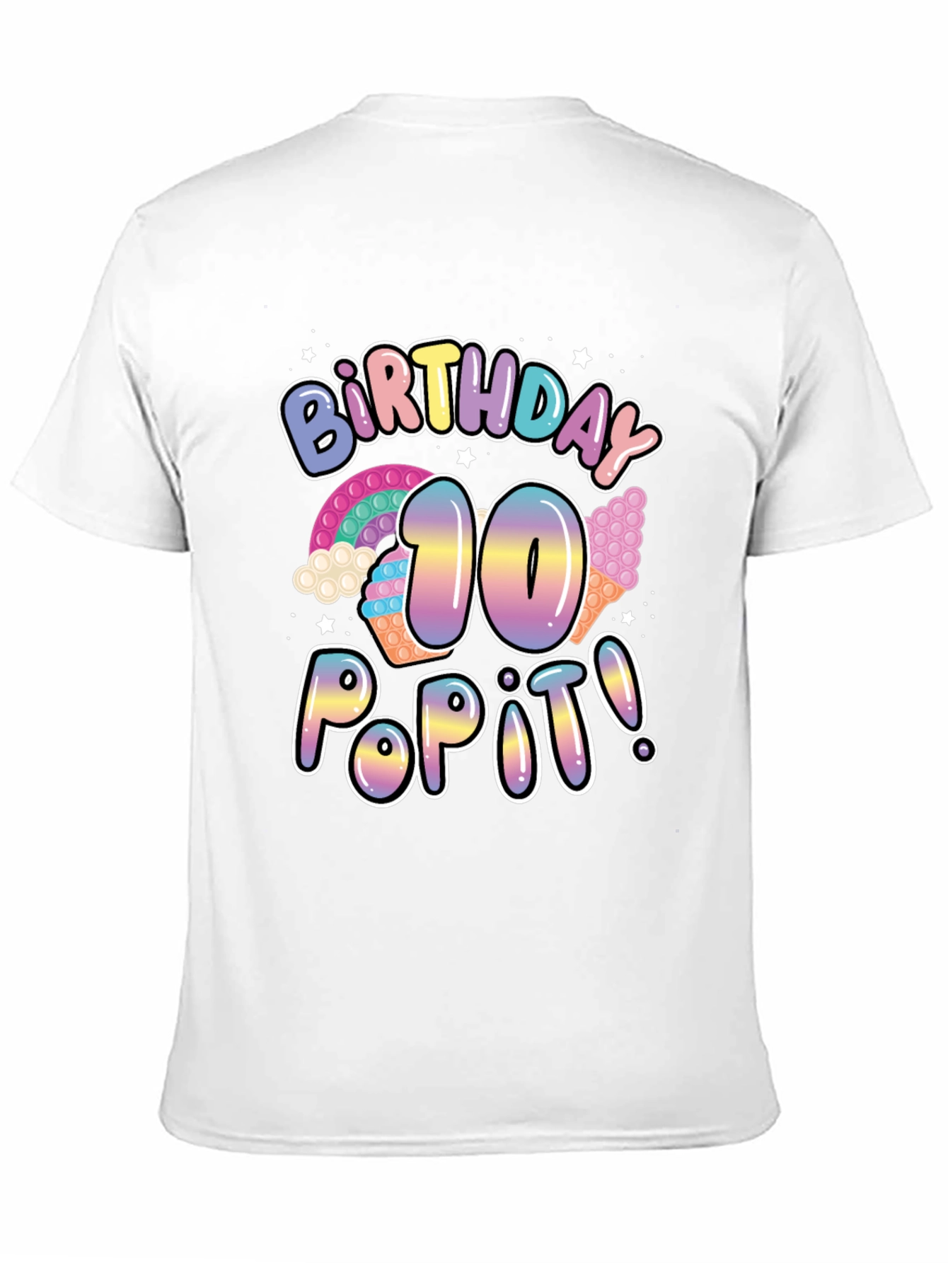 Birthday 10 Pop It T-shirt