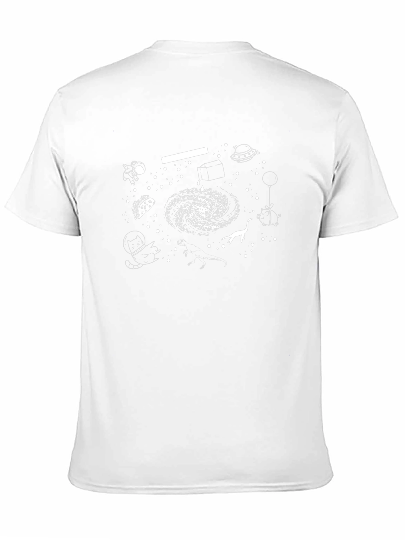 Cosmic Whimsy T-Shirt - Galaxy & Astronauts