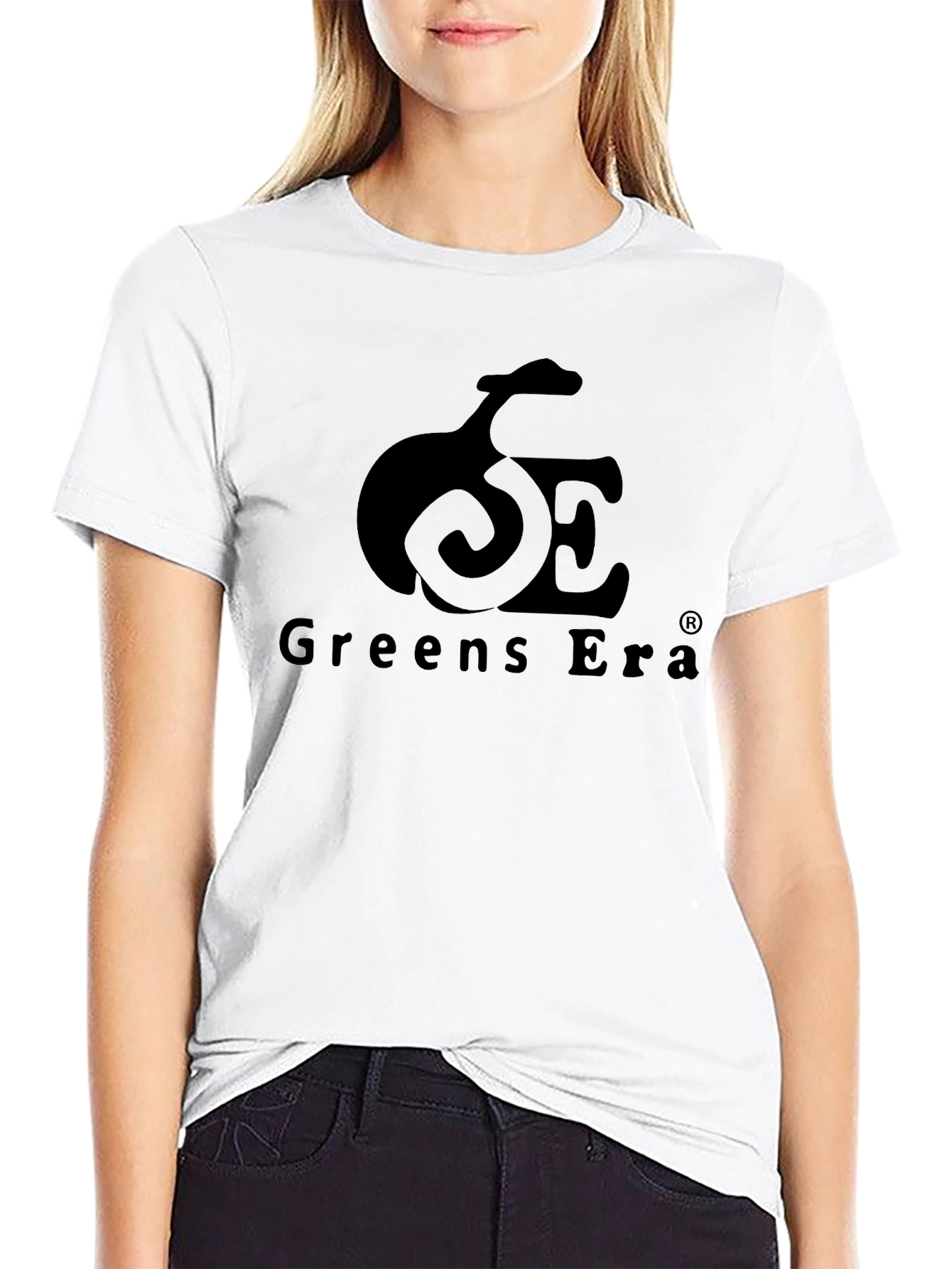 Greens Era Black Crew Neck T-Shirt