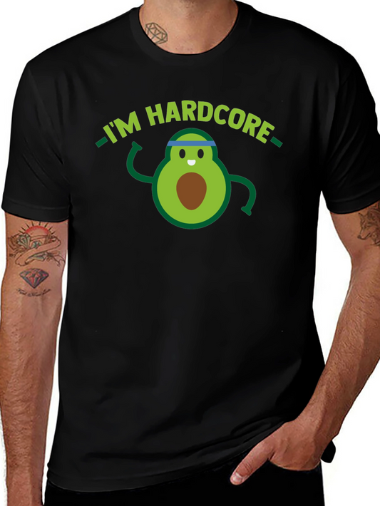 Hardcore Avocado T-Shirt - Funny Gym Workout Tee