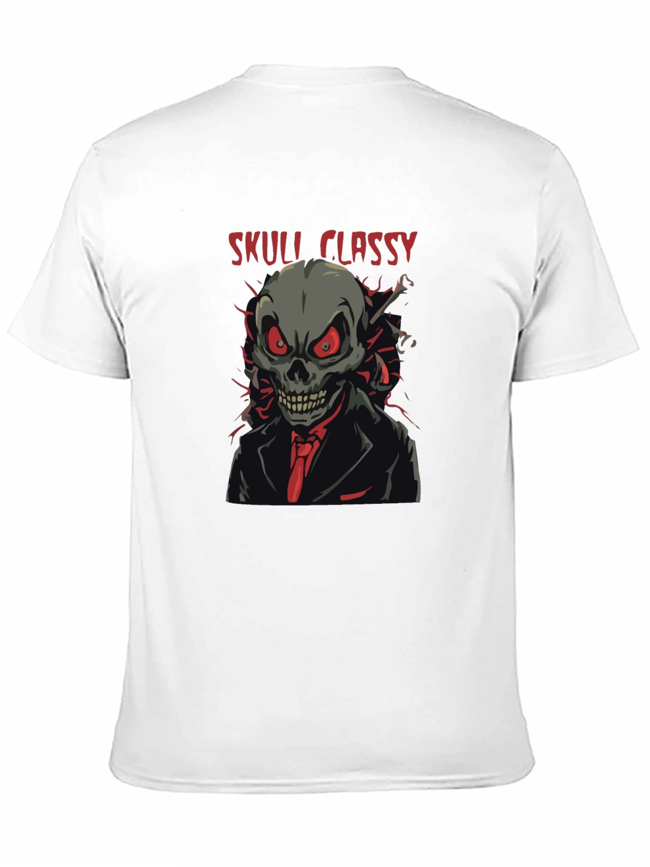 Skull Classy Graphic Black T-Shirt