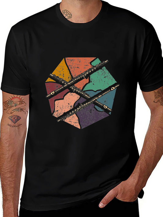 Vintage Flute T-Shirt - Music Lover Gift