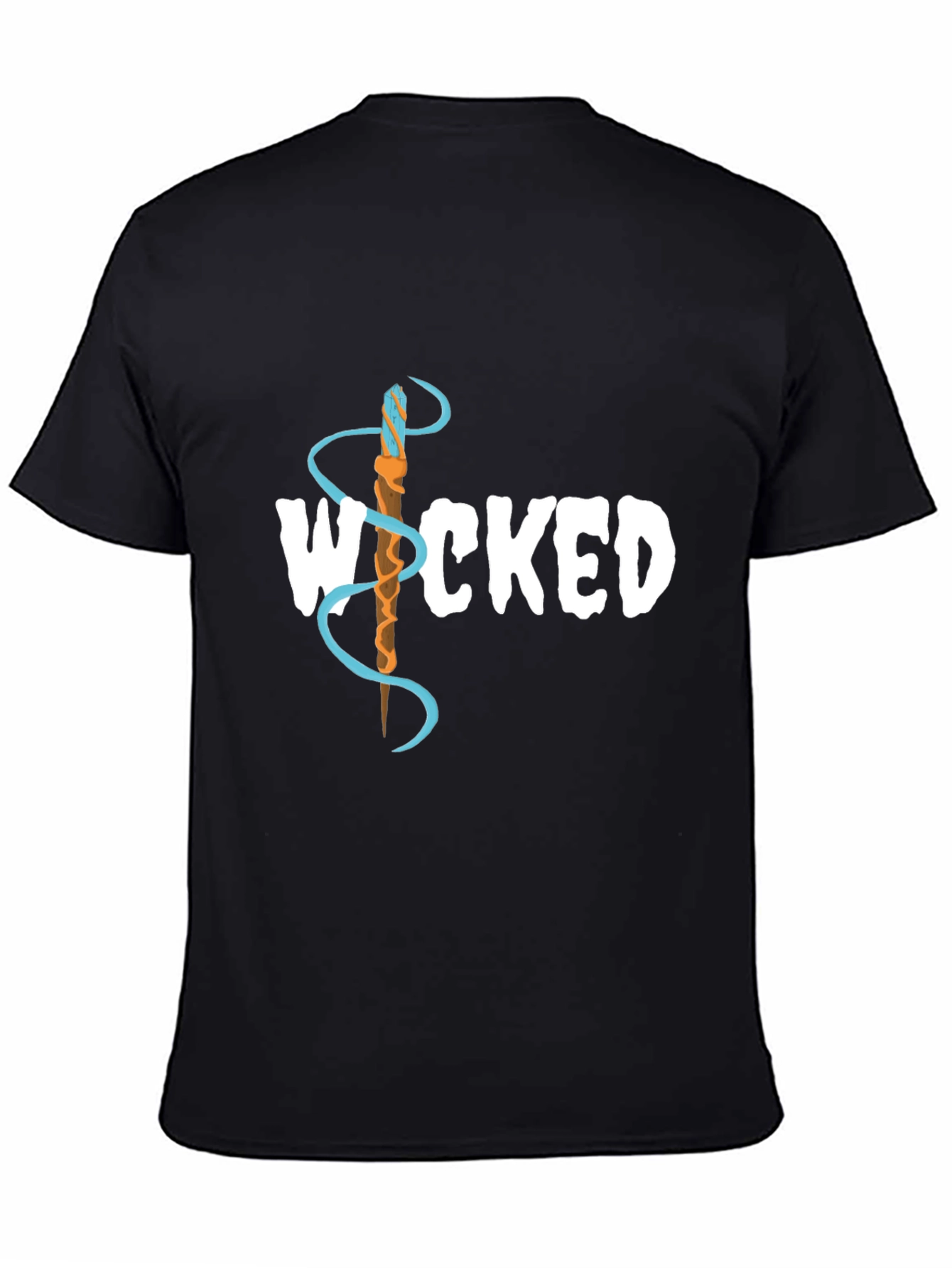 Wicked Wand Graphic Tee - Magical Style