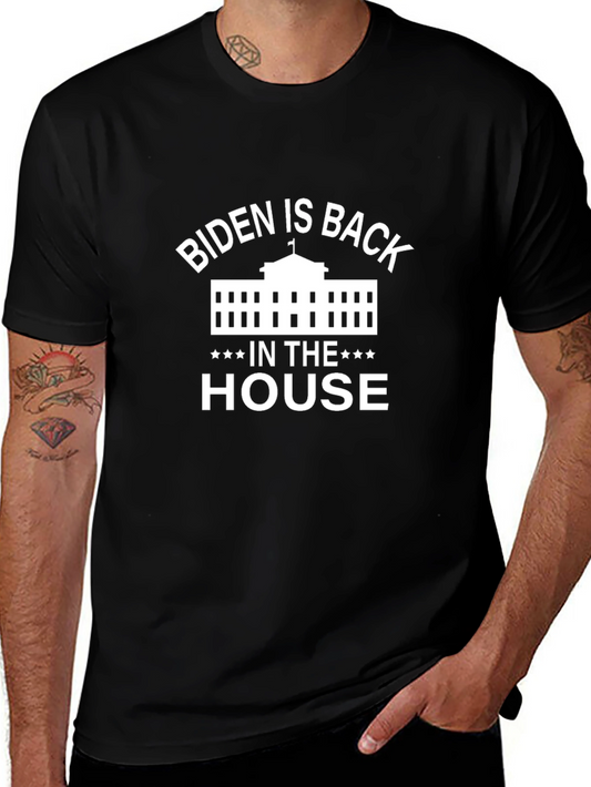 Biden Is Back in the House Graphic Tee - Black