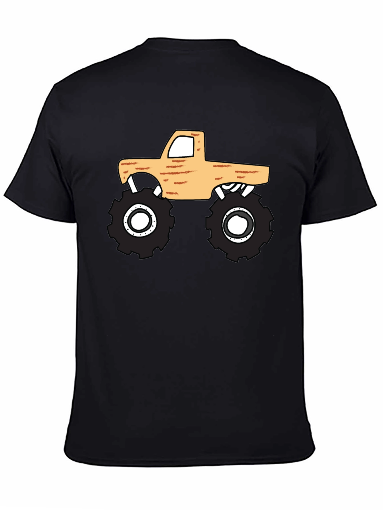 Monster Truck Graphic Tee - Cool Black T-Shirt