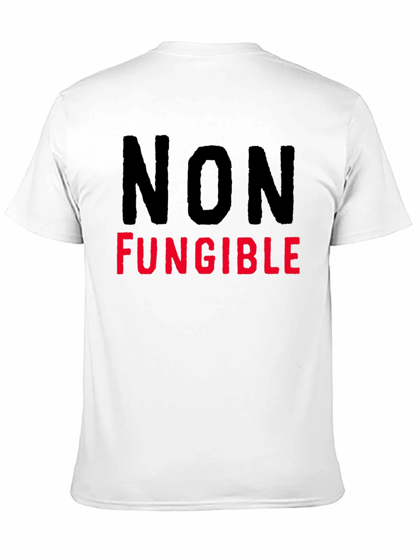Non-Fungible Black T-Shirt - Crypto Art