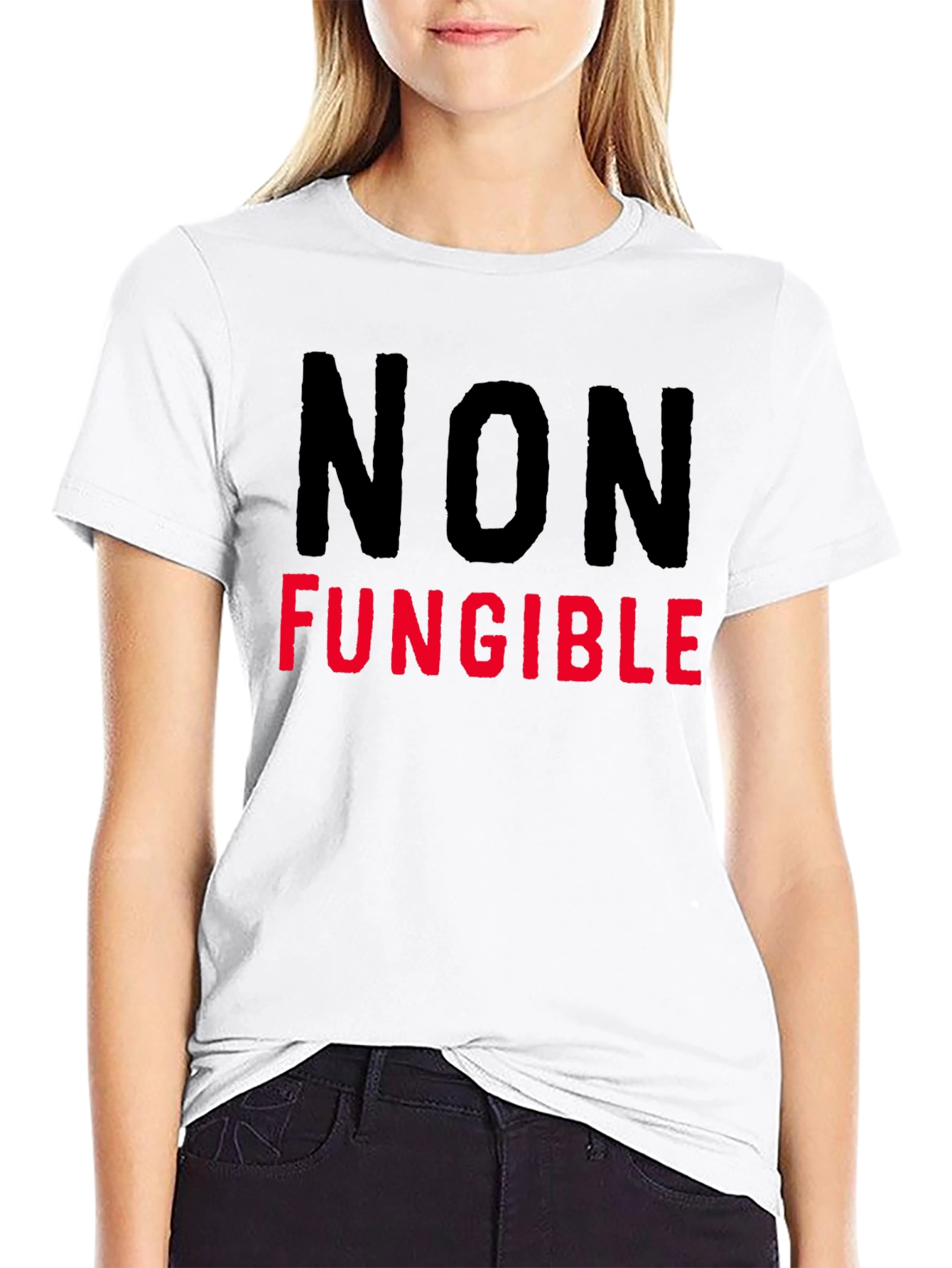 Non-Fungible Black T-Shirt - Crypto Art