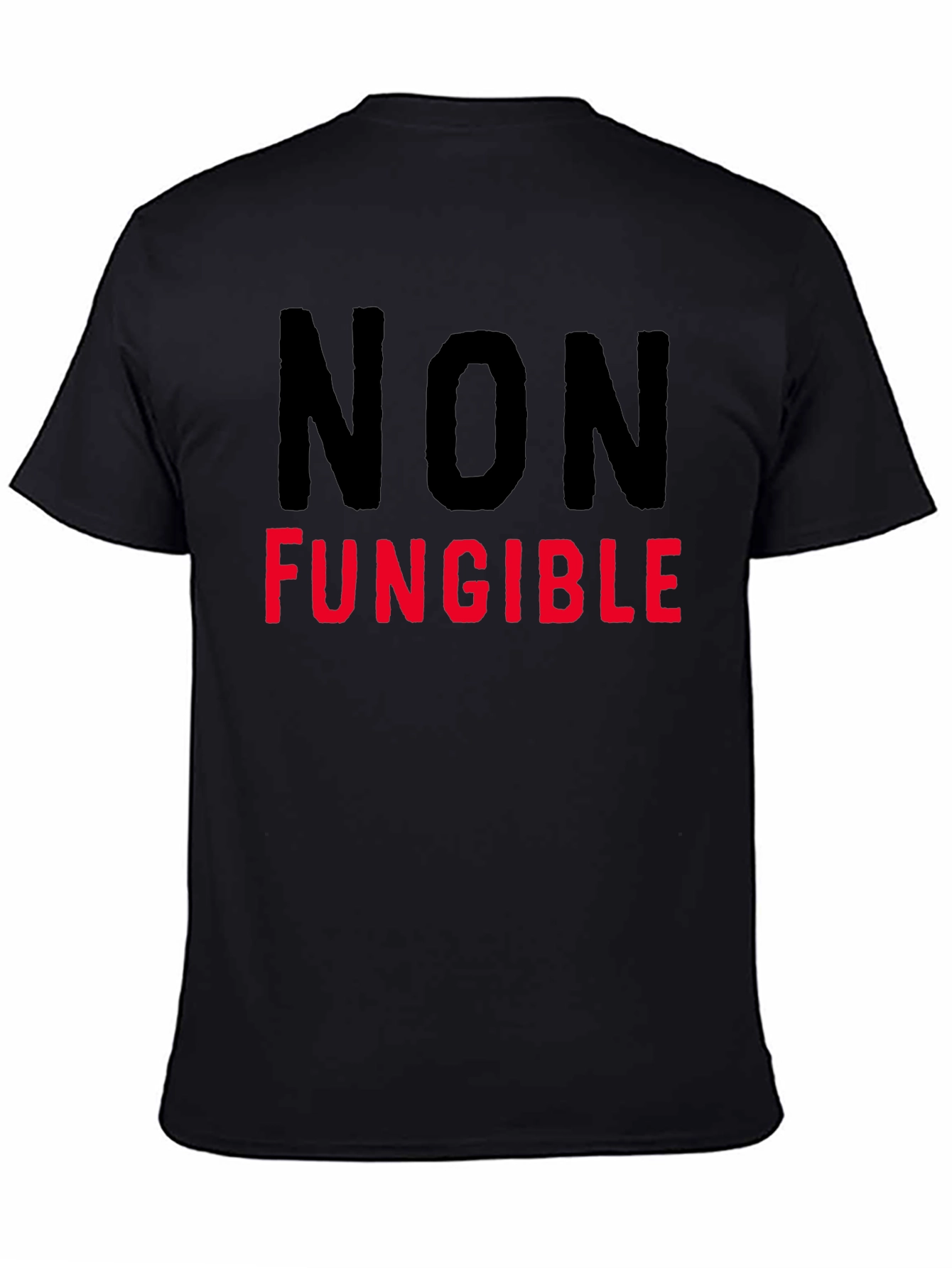 Non-Fungible Black T-Shirt - Crypto Art