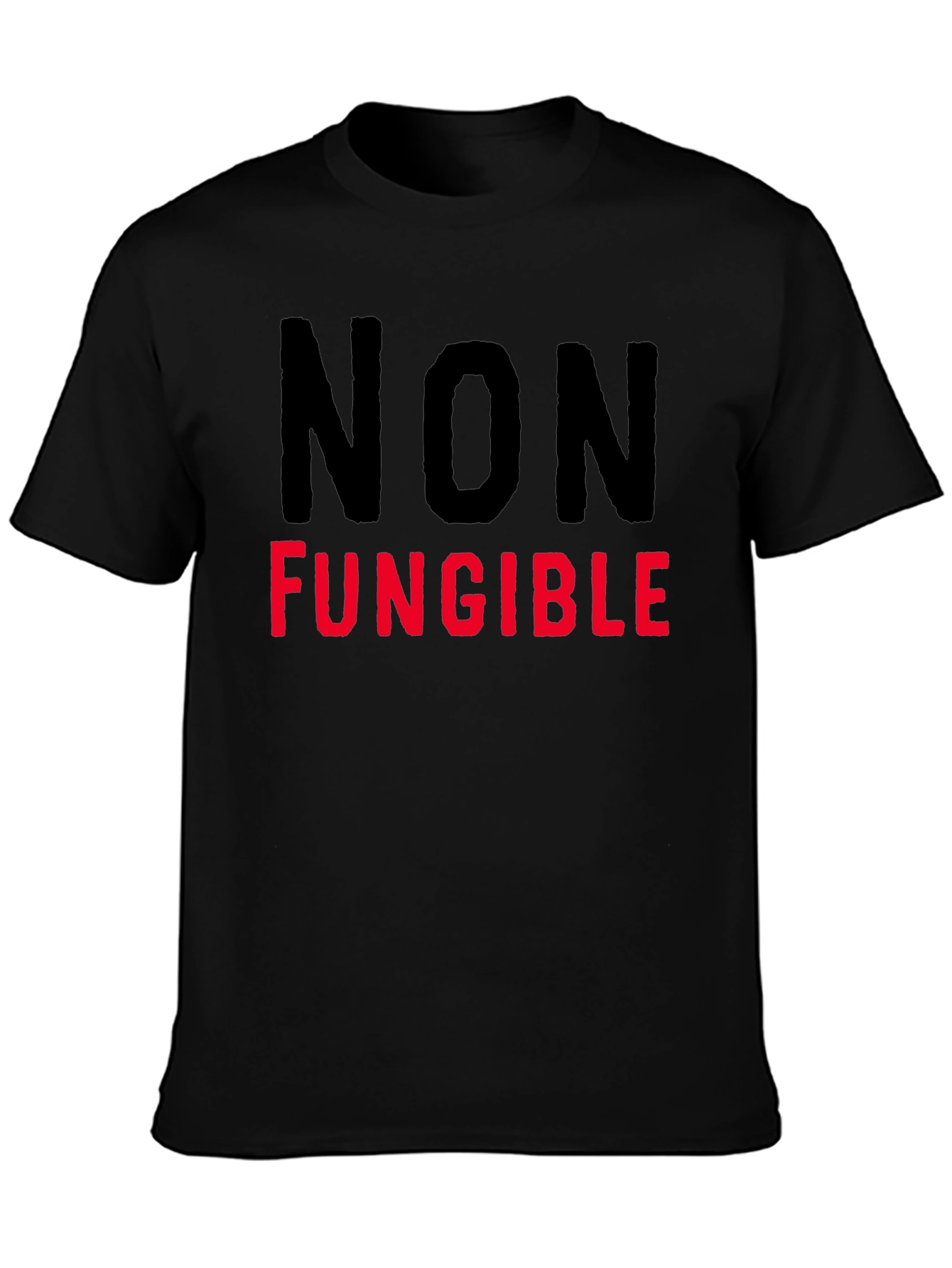 Non-Fungible Black T-Shirt - Crypto Art