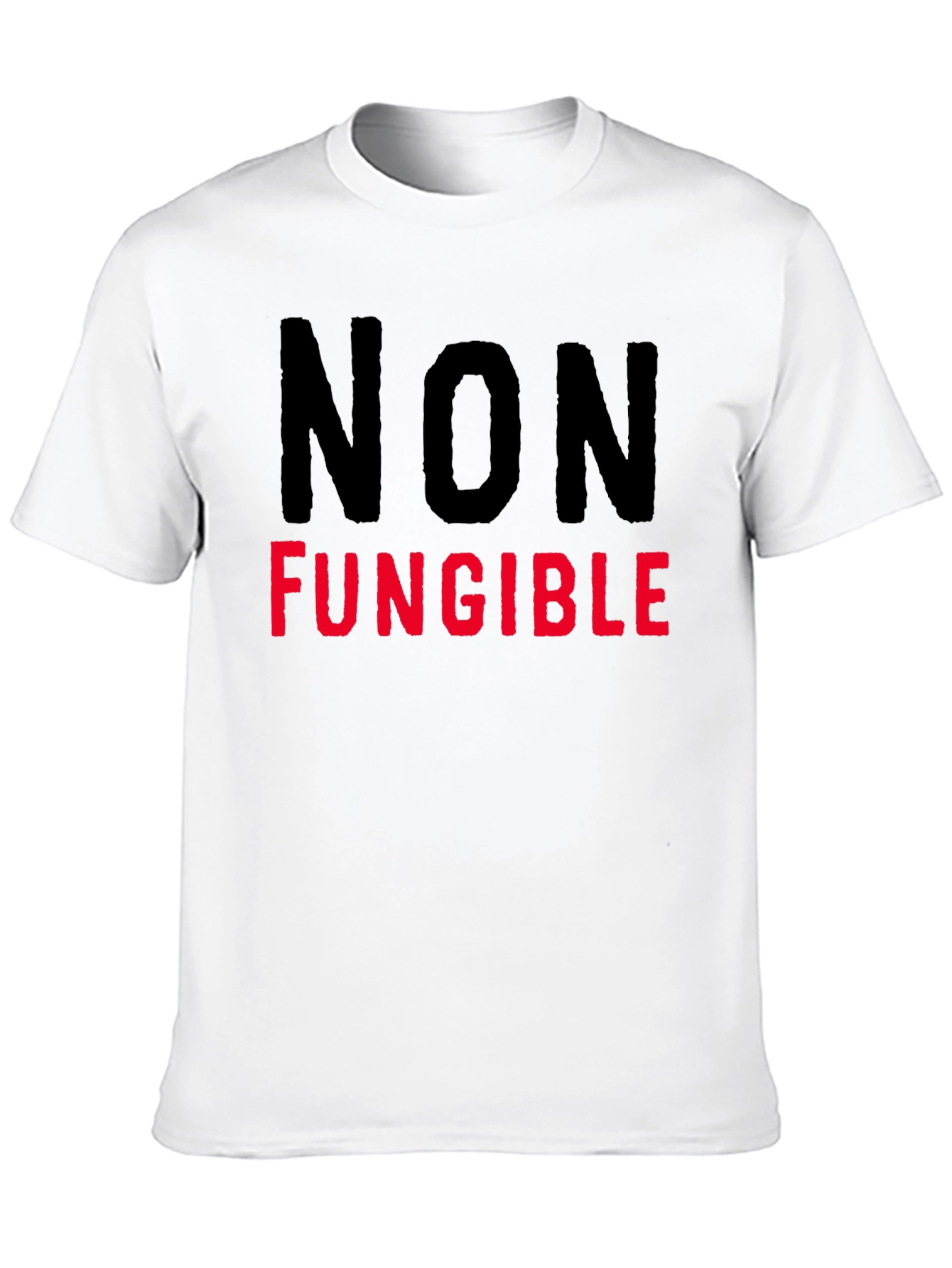 Non-Fungible Black T-Shirt - Crypto Art