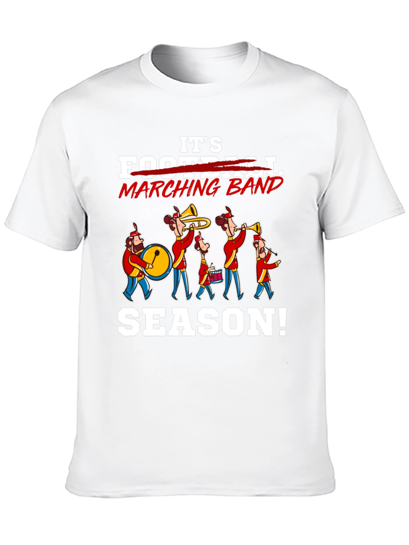 Marching Band Season T-Shirt Funny Band Tee