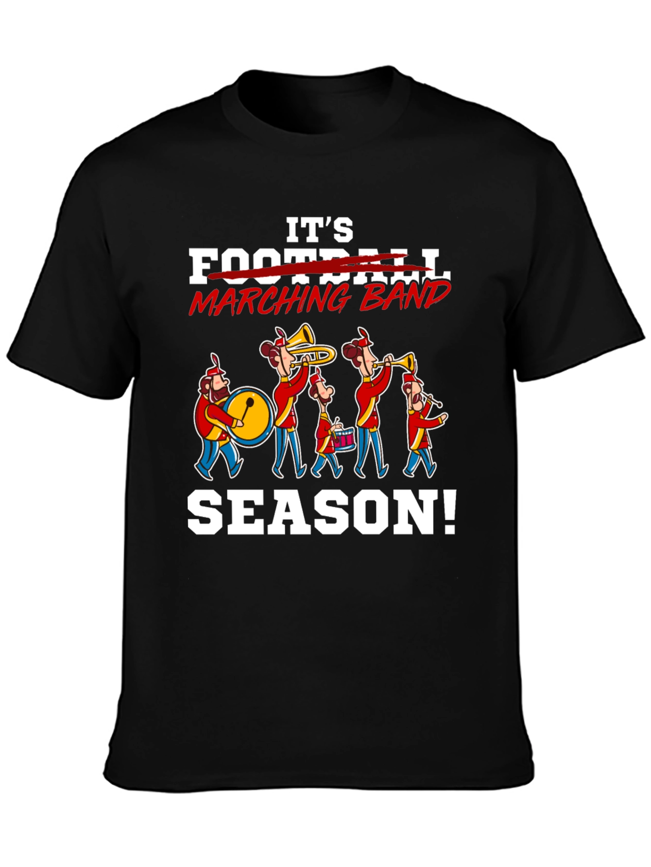 Marching Band Season T-Shirt Funny Band Tee