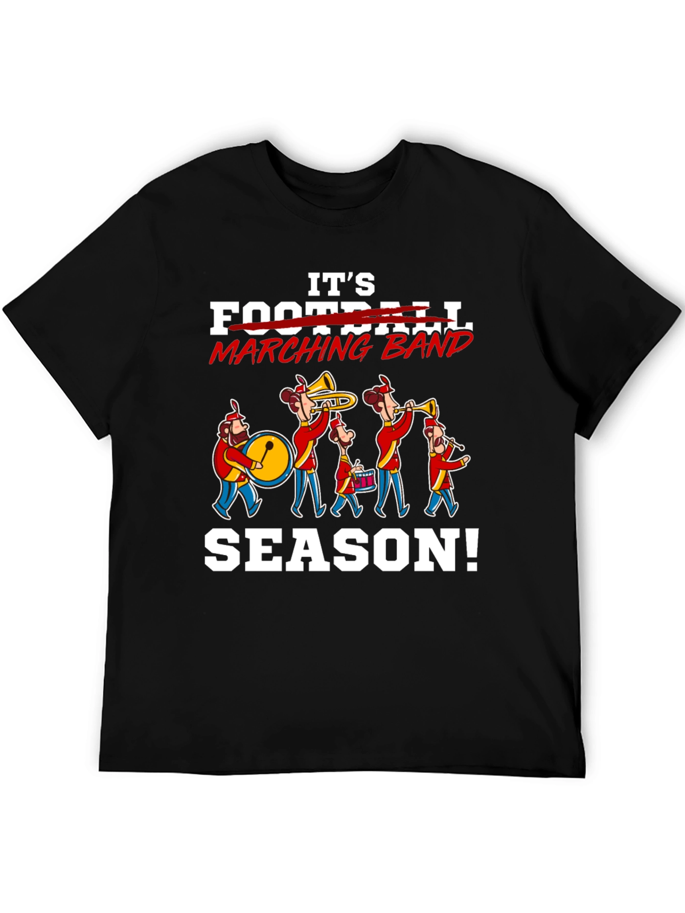 Marching Band Season T-Shirt Funny Band Tee