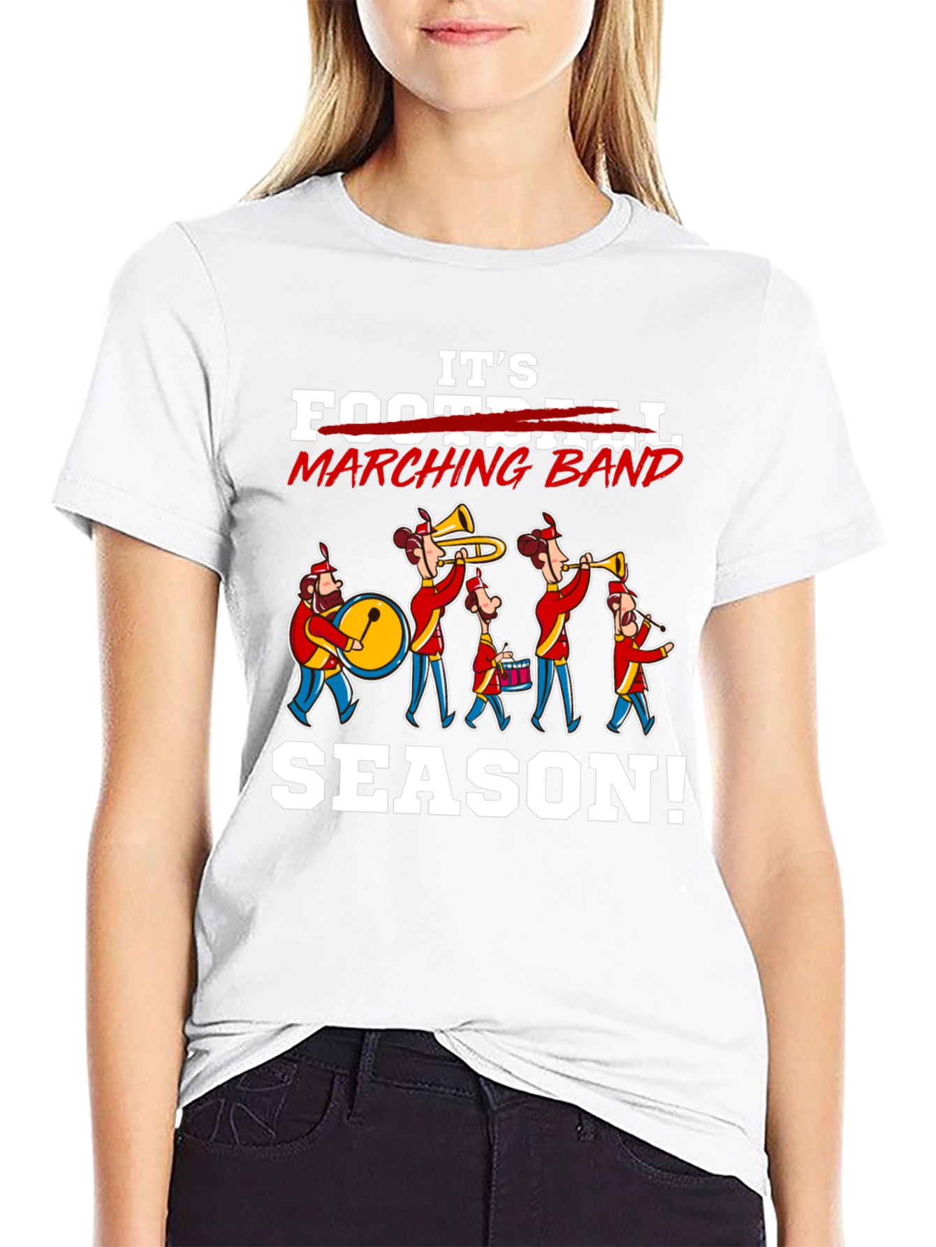Marching Band Season T-Shirt Funny Band Tee