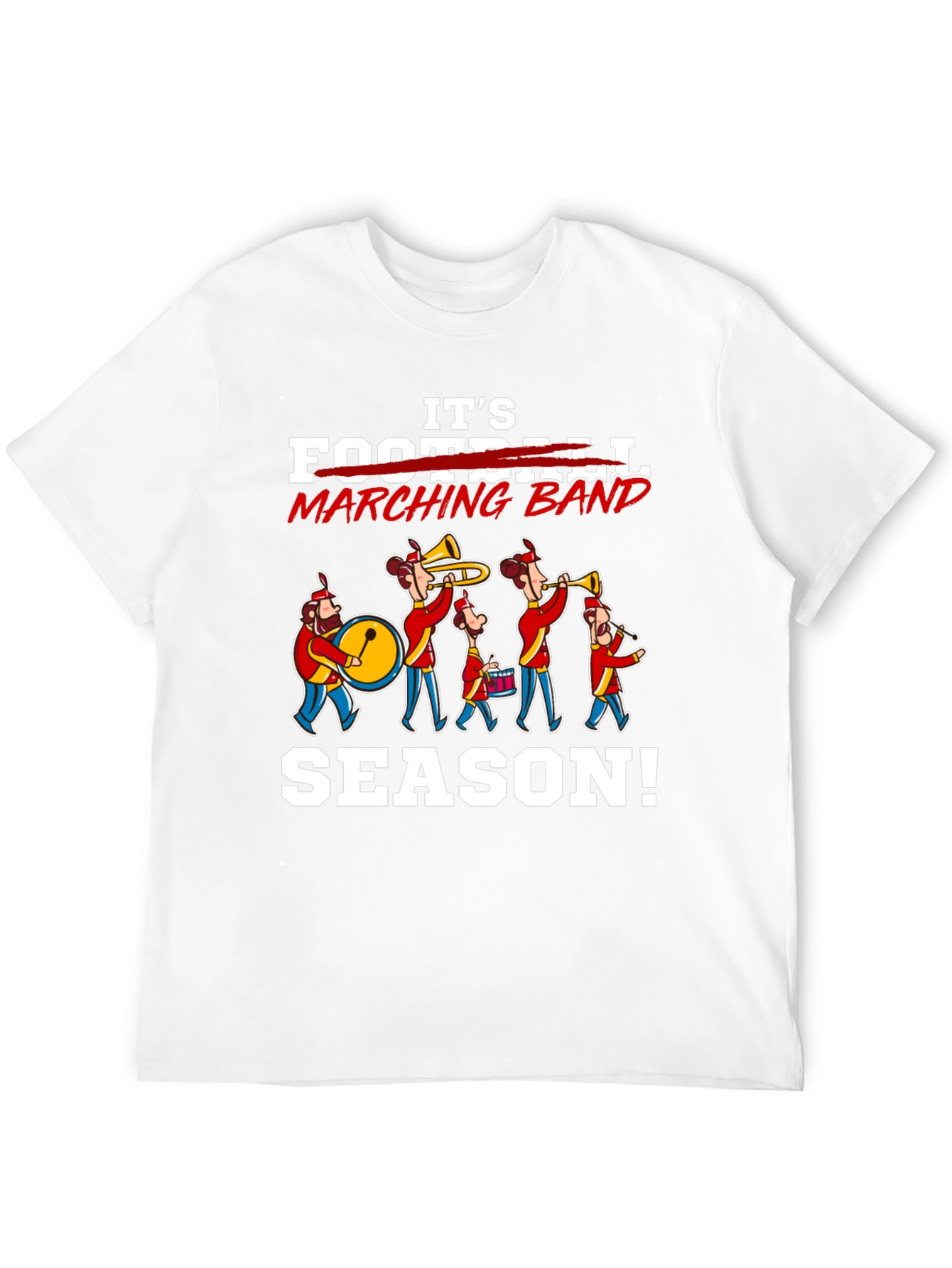 Marching Band Season T-Shirt Funny Band Tee