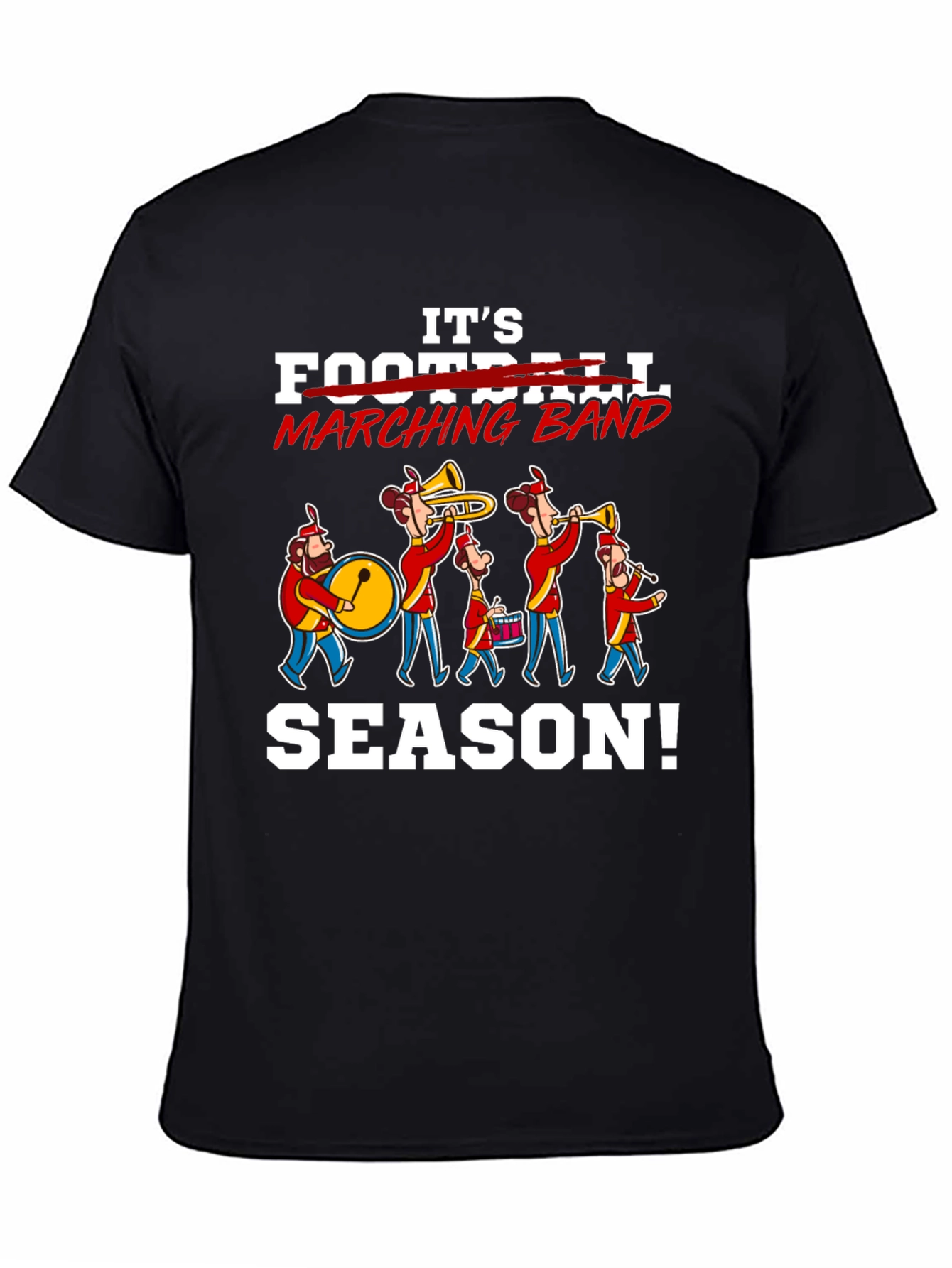Marching Band Season T-Shirt Funny Band Tee