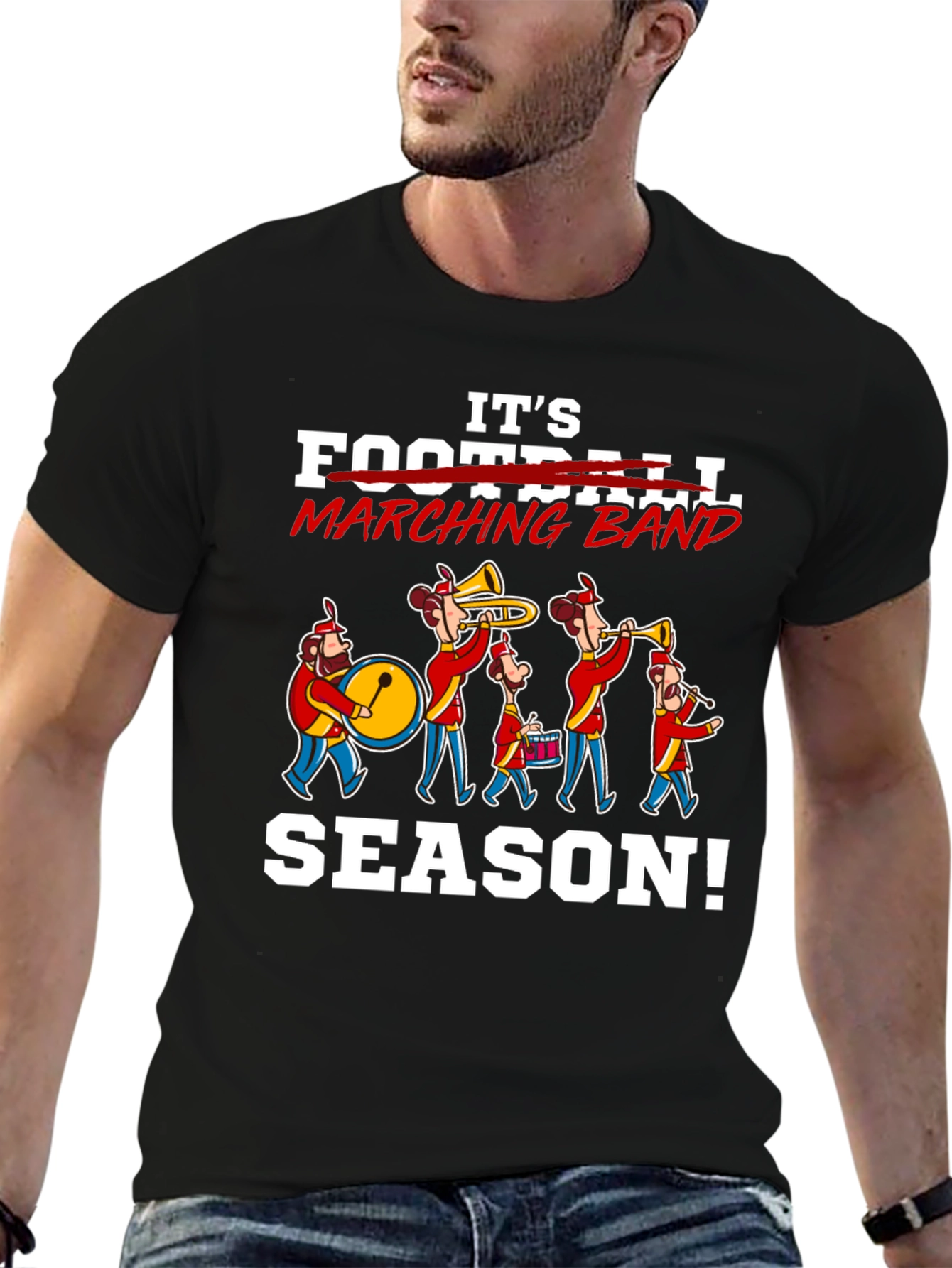 Marching Band Season T-Shirt Funny Band Tee