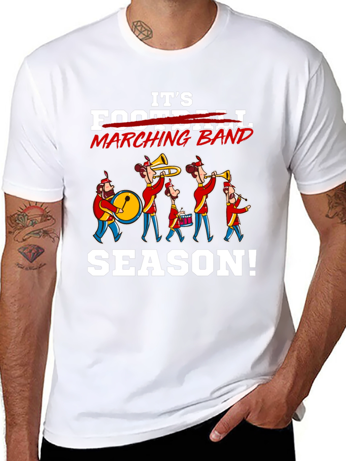 Marching Band Season T-Shirt Funny Band Tee