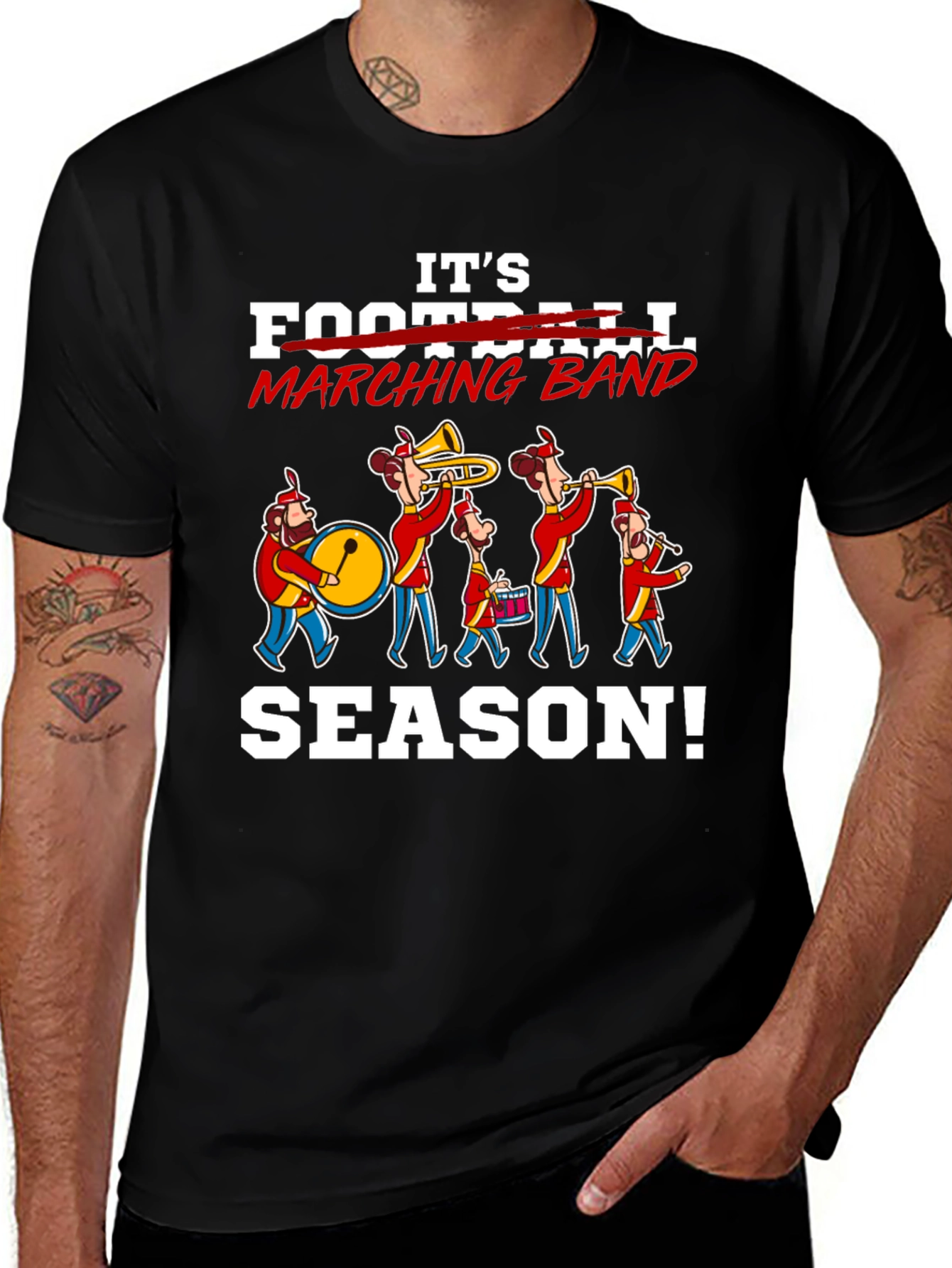 Marching Band Season T-Shirt Funny Band Tee