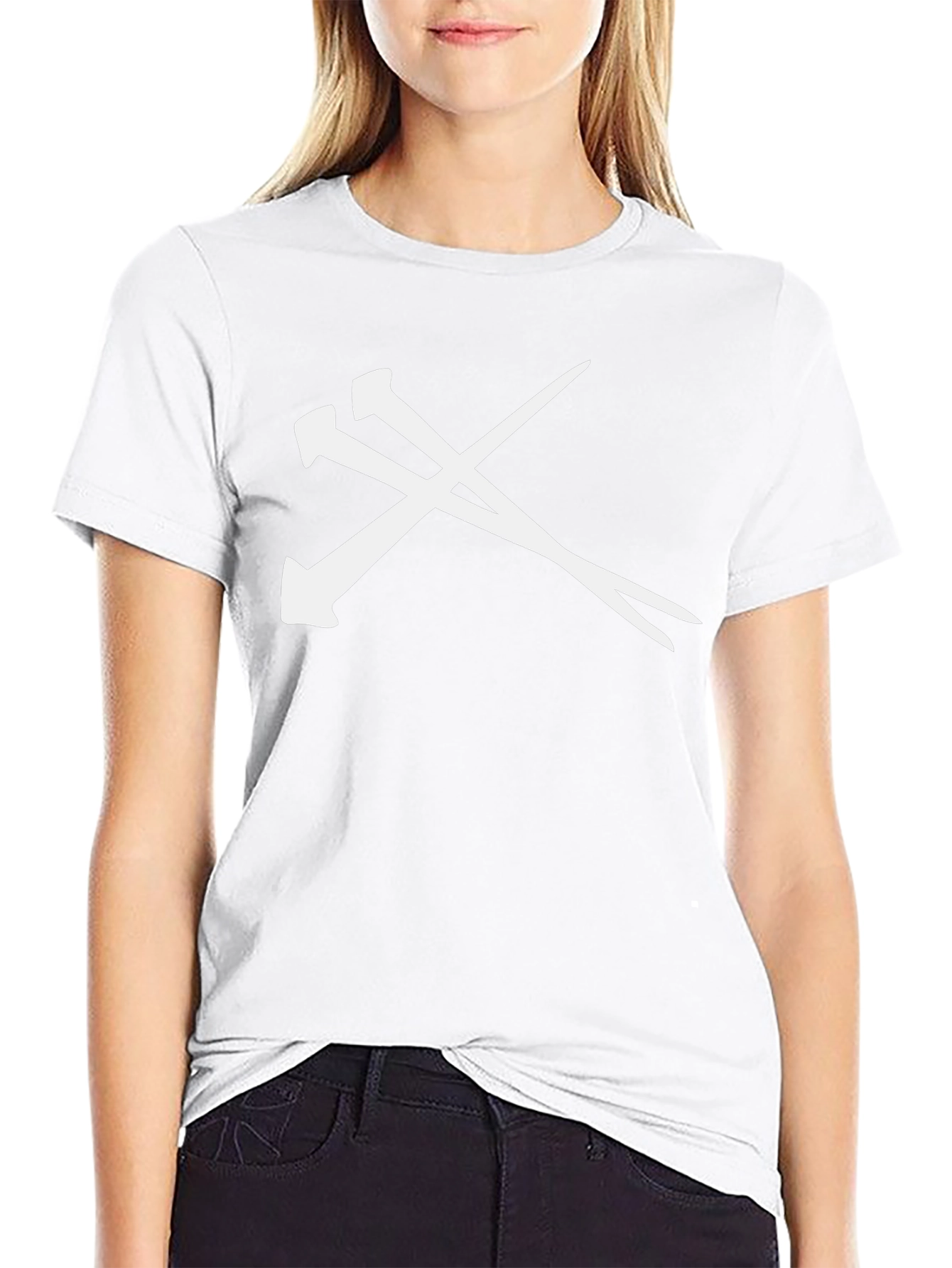 Nails Graphic Tee - Black Crew Neck