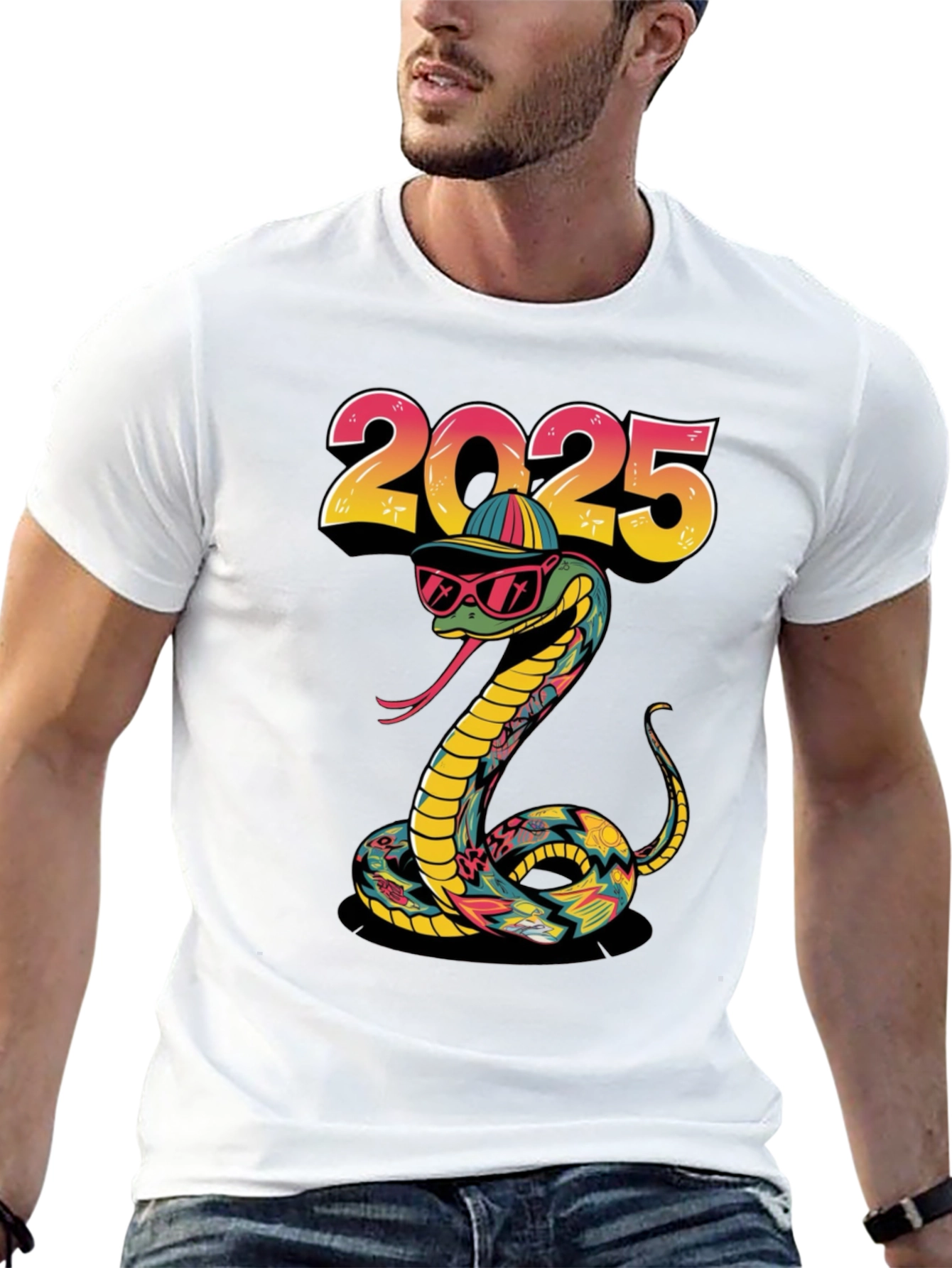 2025 Snake Graphic T-Shirt