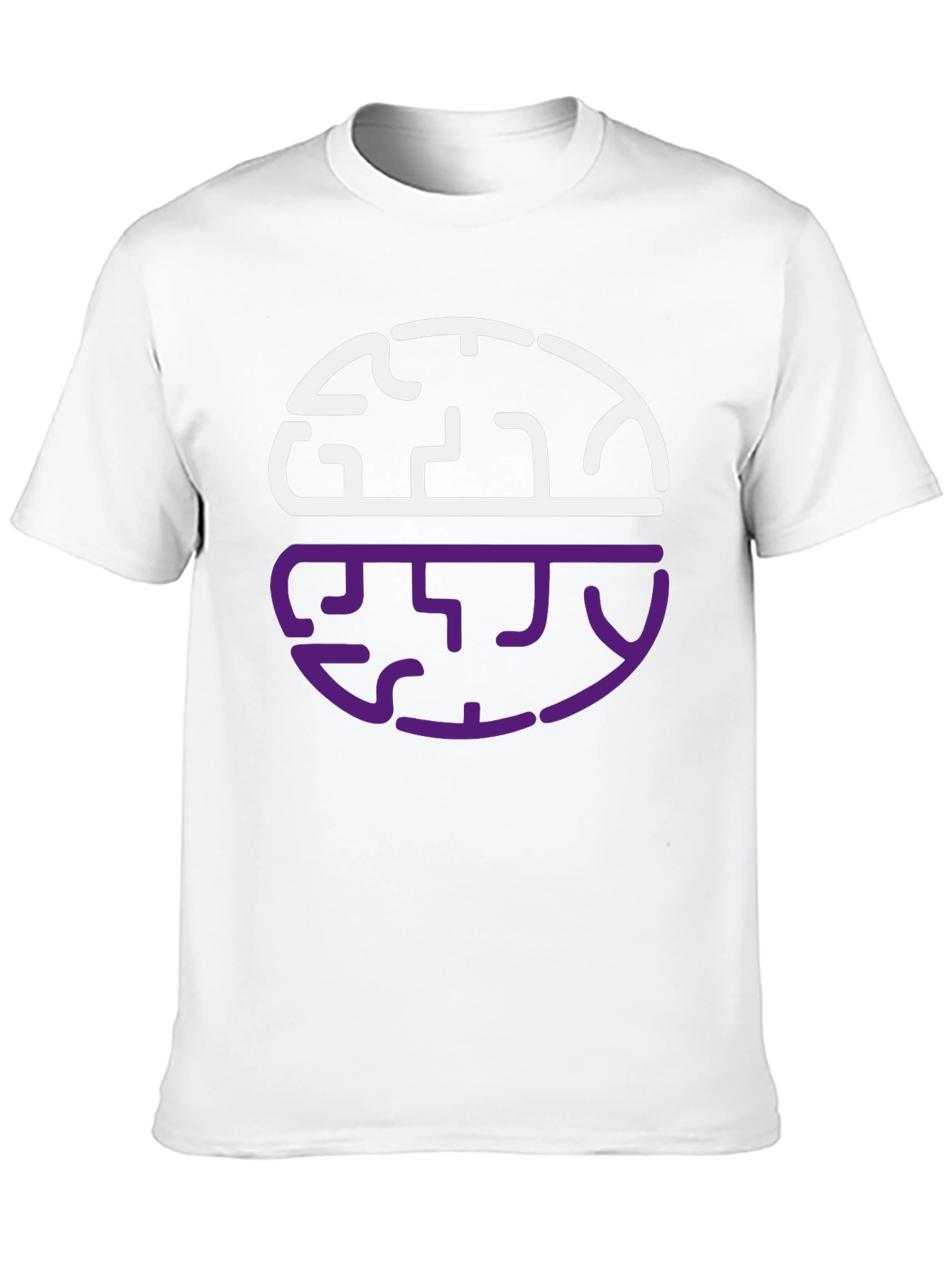 Brain Tease Graphic Tee - Black Cotton Blend Shirt