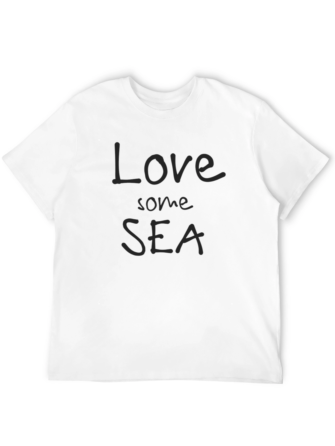 Love Some Sea Black T-Shirt