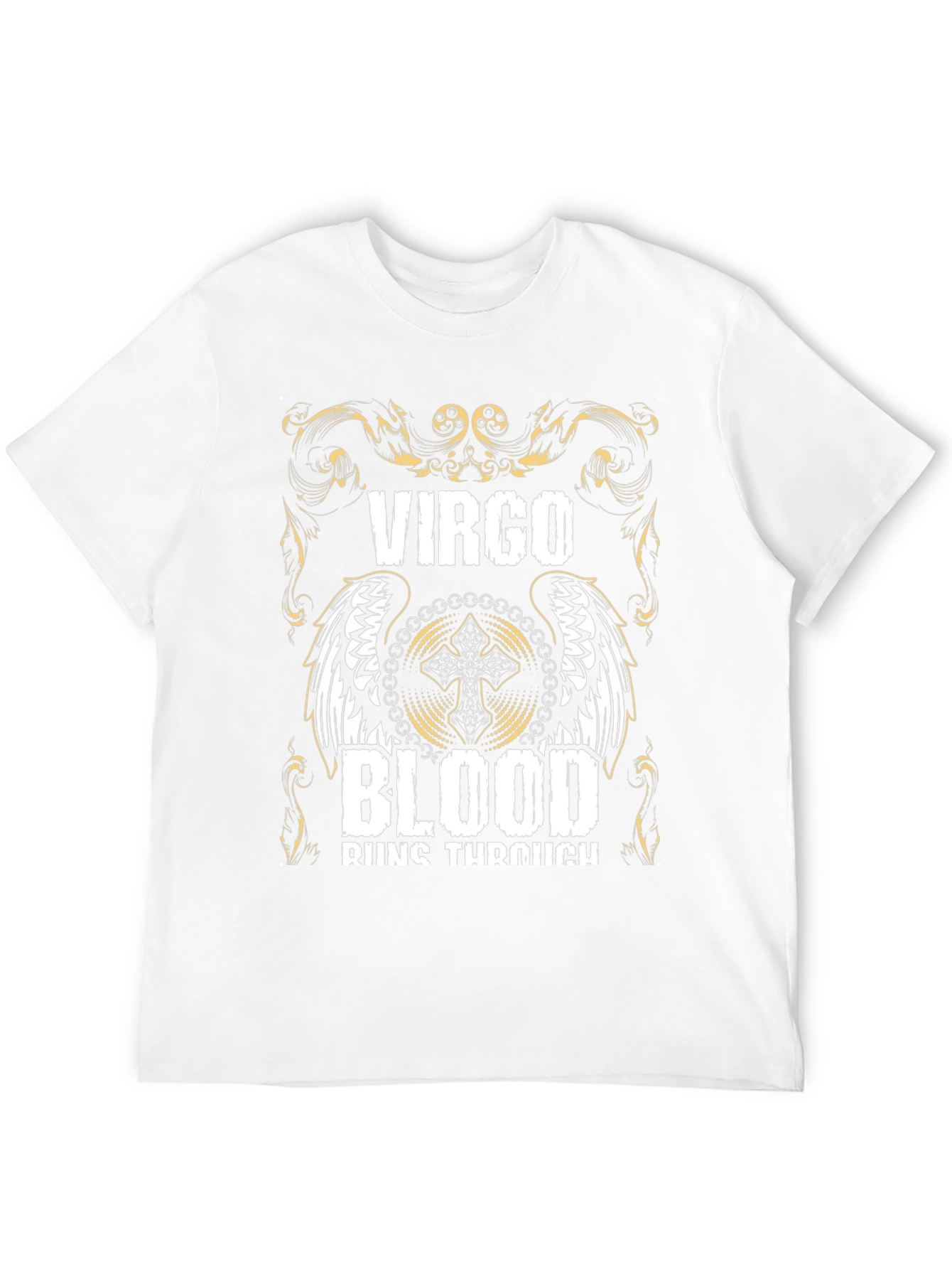 Virgo Blood Runs Through Black T-Shirt